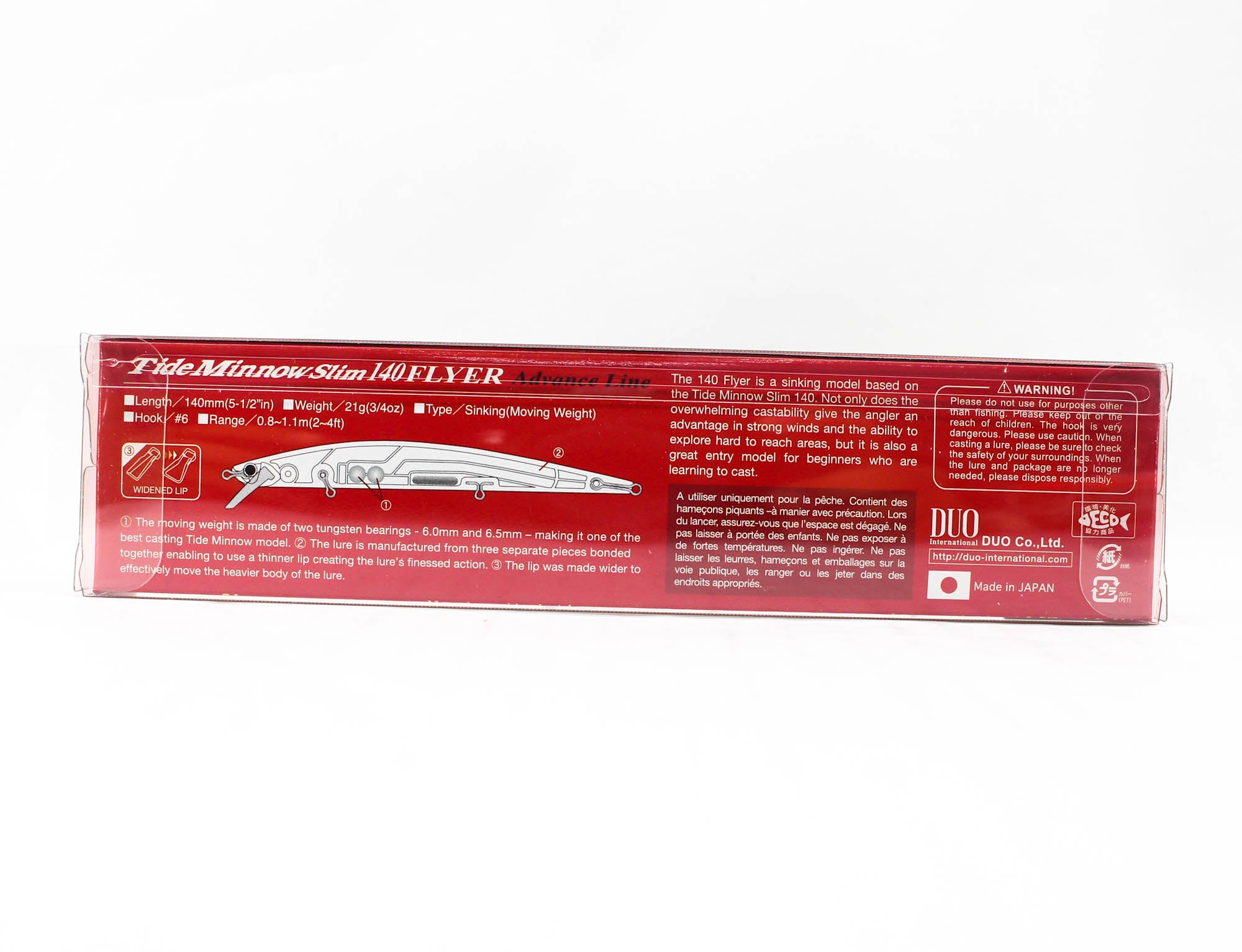 Duo Tide Minnow Flyer Slim 140 Sinking Lure CYA0582 (5918)