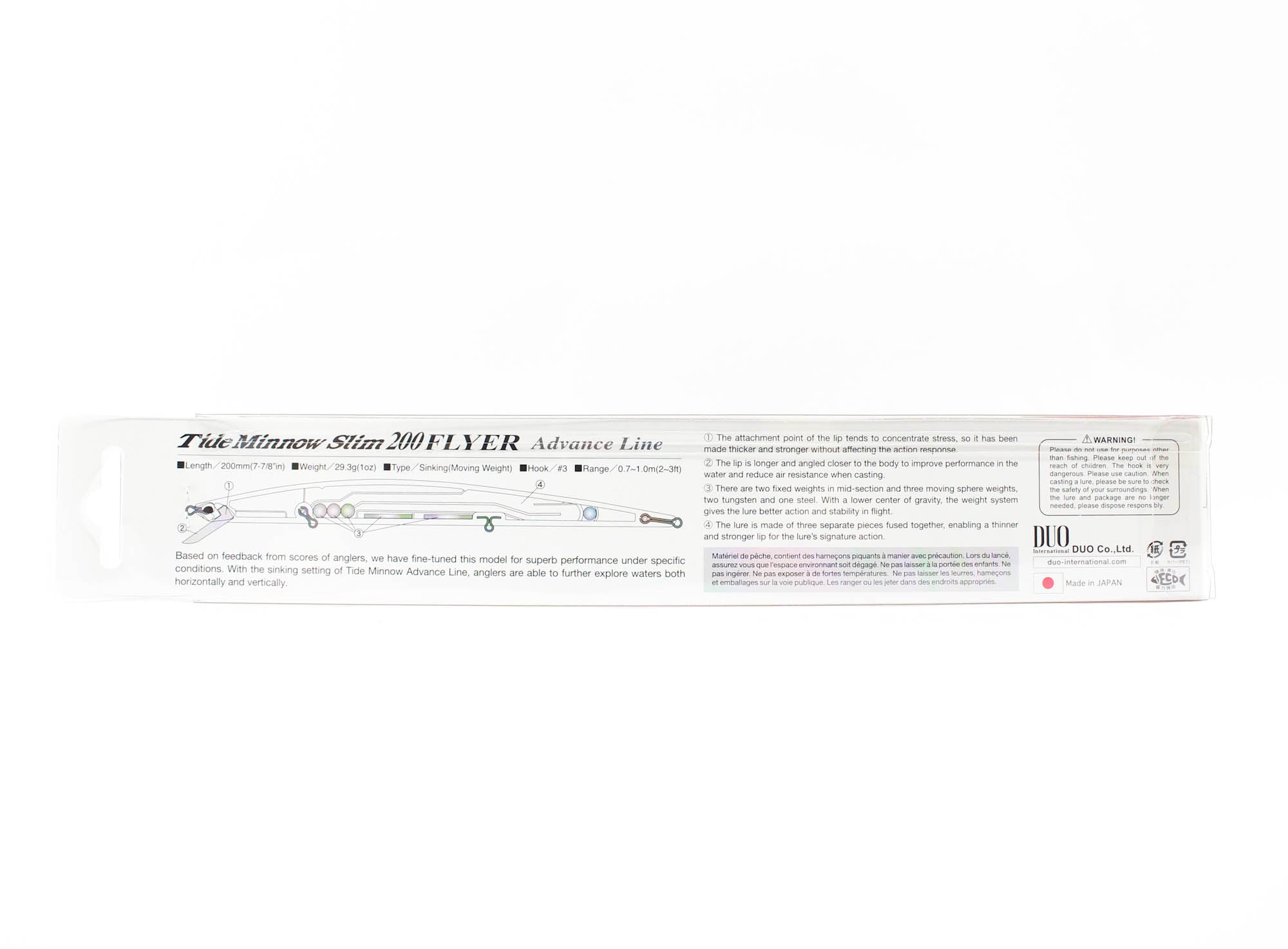 Duo Tide Minnow Flyer Slim 200 Sinking Lure CLB0496 (5963)