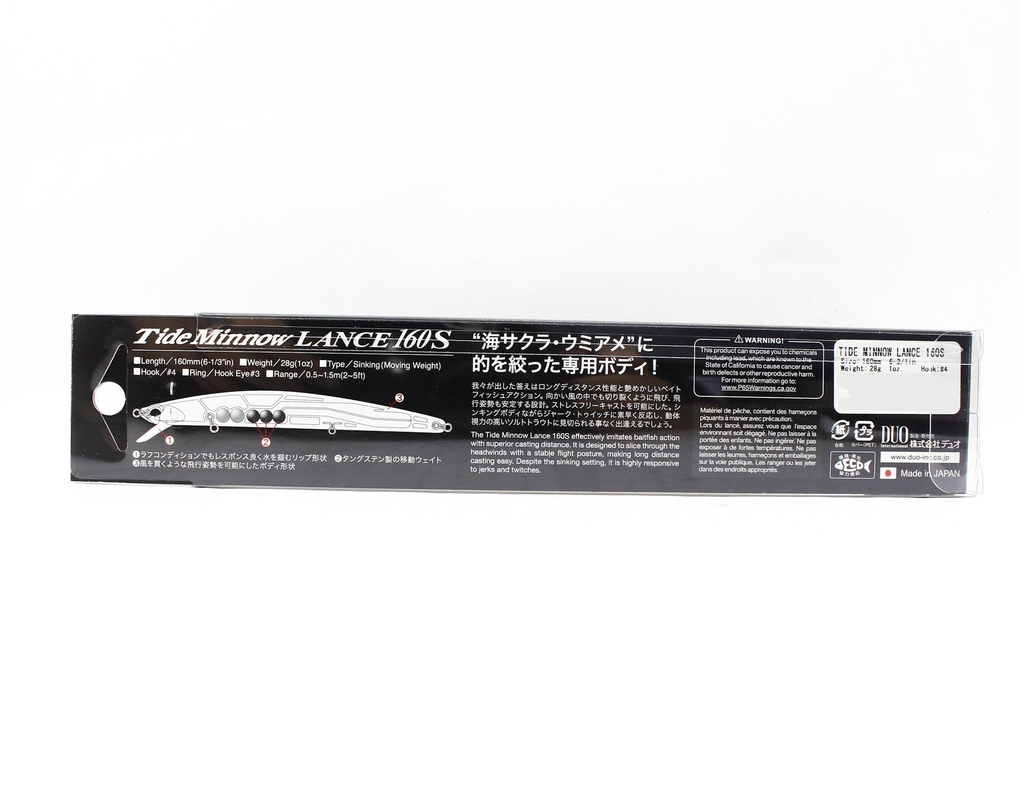 Duo Tide Minnow Lance 160S Sinking Lure ACC0170 (6007)