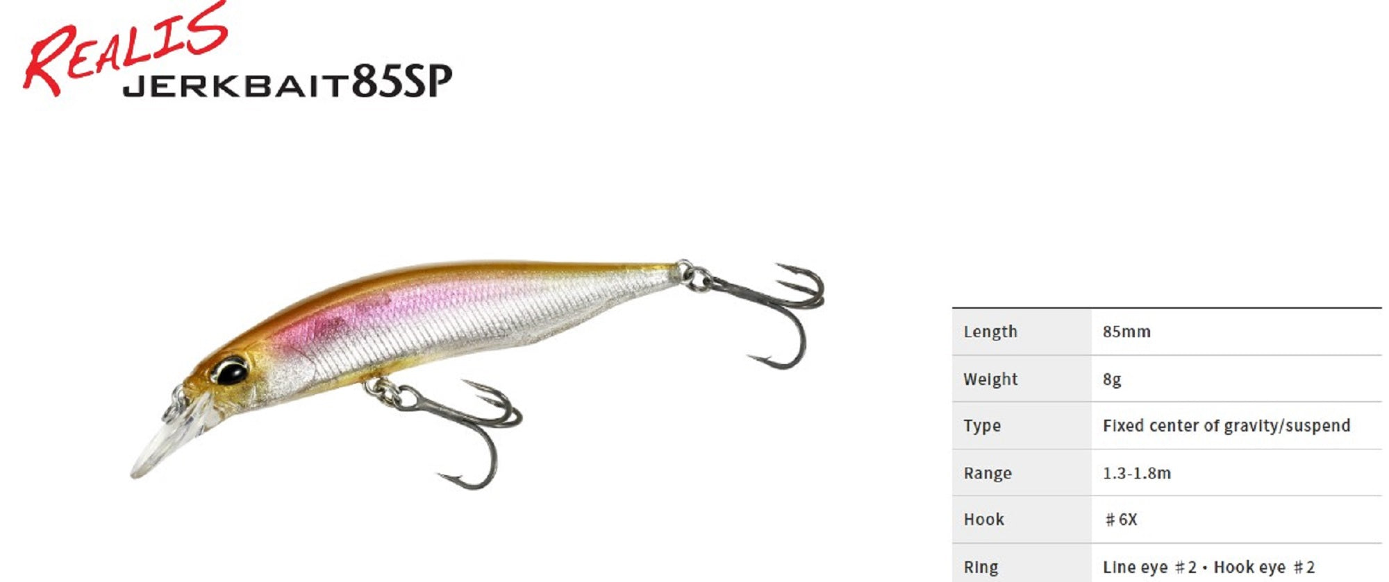Duo Realis Jerkbait 85SP Suspend Lure ASA3146 (6069)