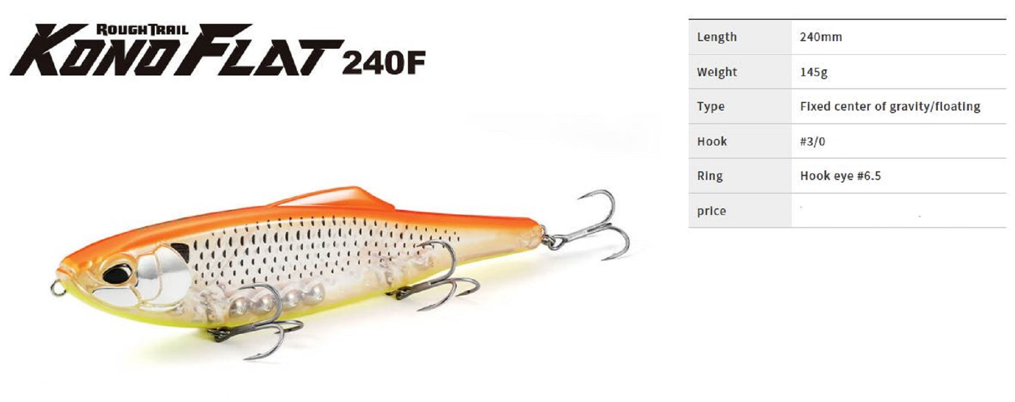 Duo Rough Trail Kono Flat 240F Floating Lure CBA0607 (7752)