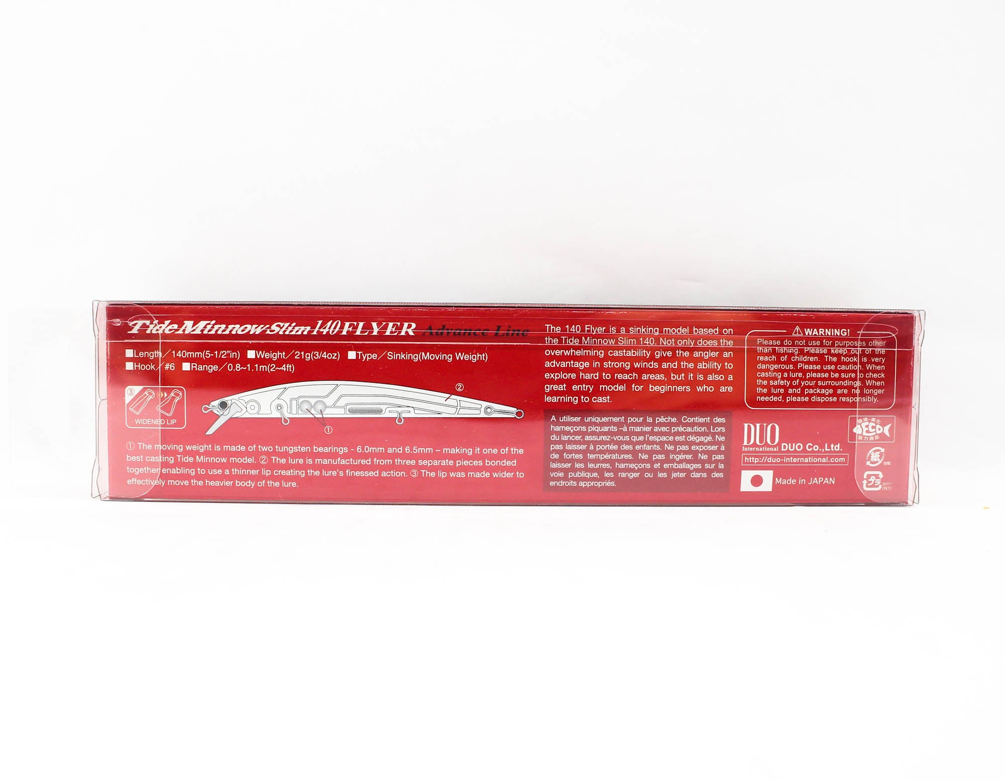 Duo Tide Minnow Flyer Slim 140 Sinking Lure CLA0602 (9954)