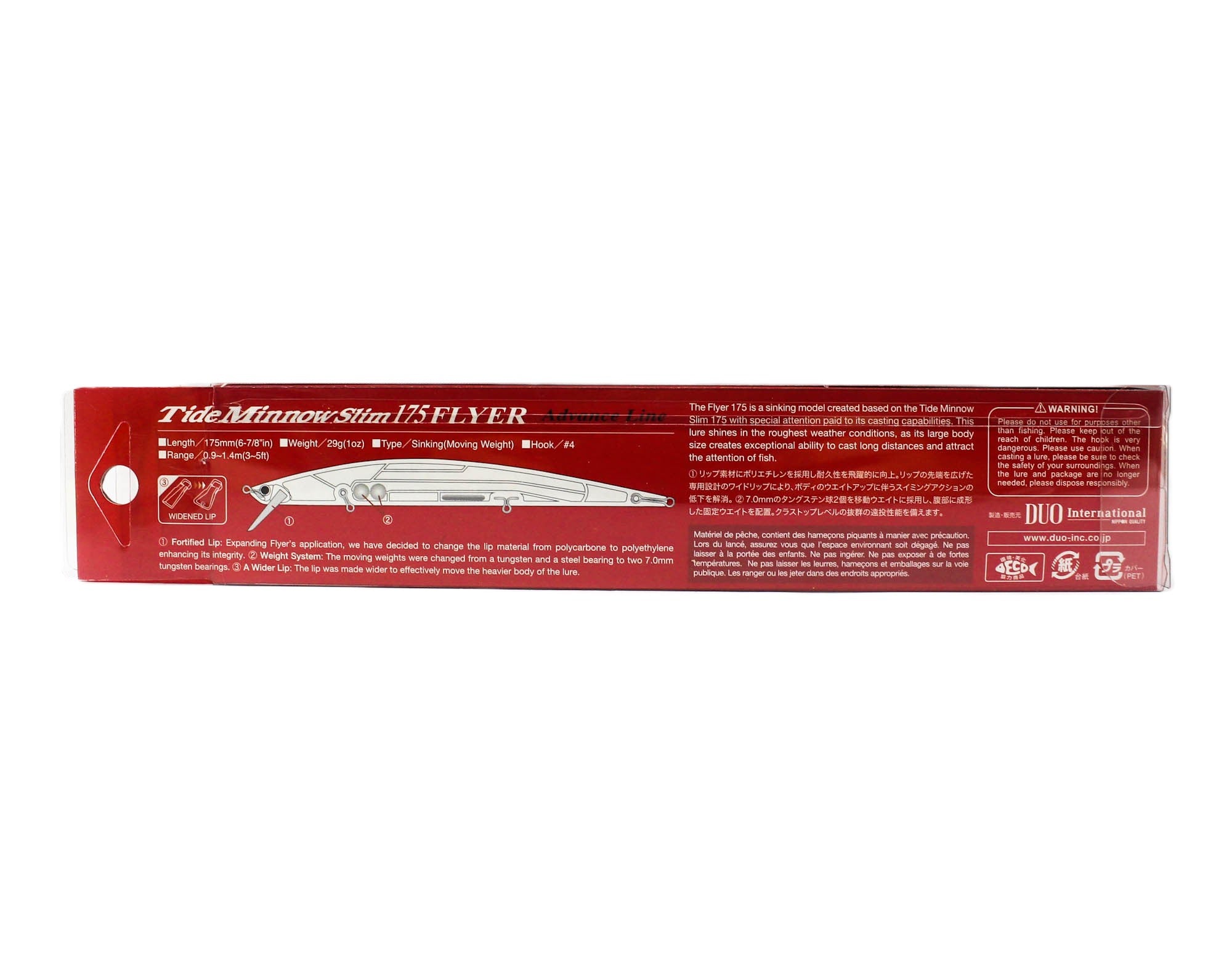 Duo Tide Minnow Flyer Slim 175 Sinking Lure ACC0547 (9978)