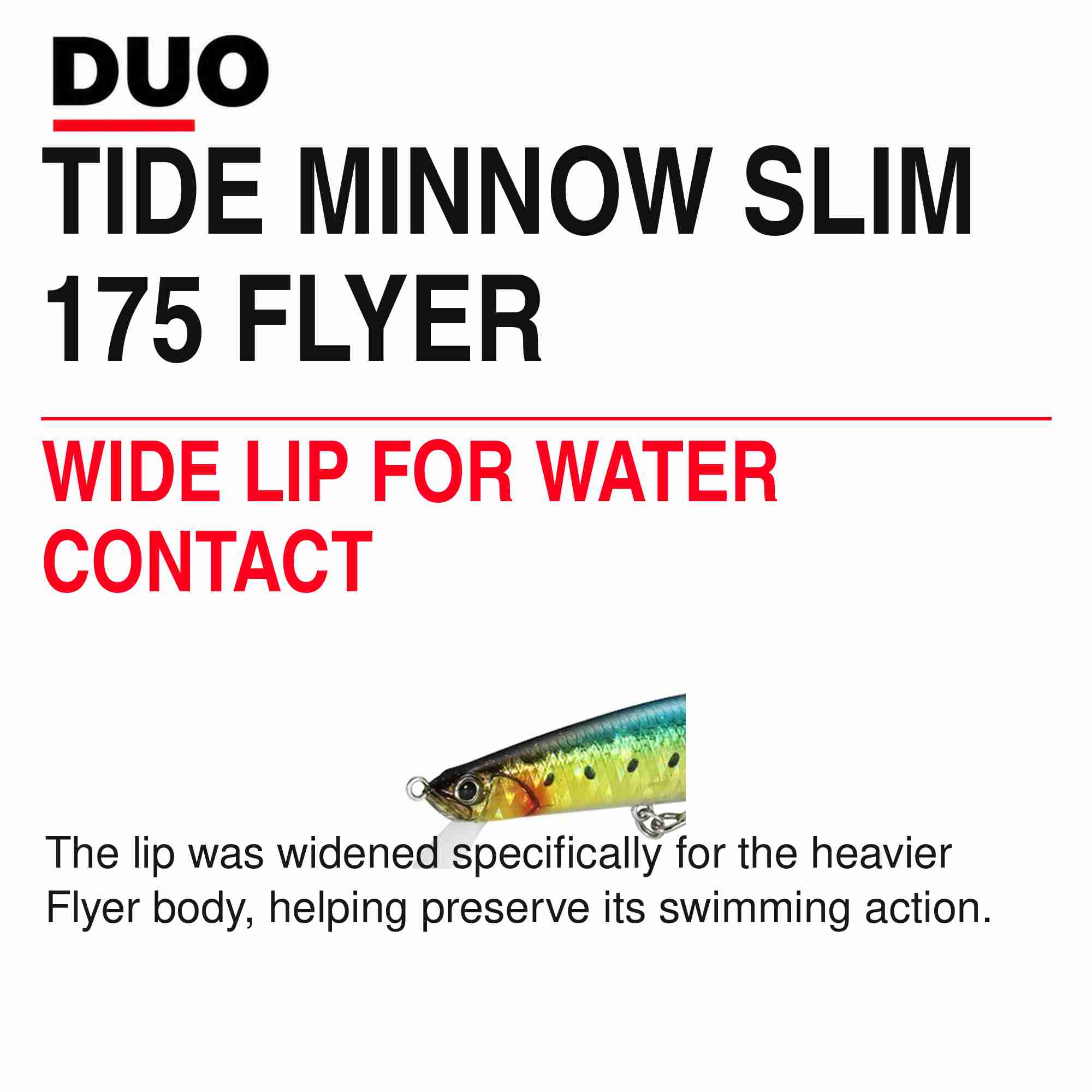 Duo Tide Minnow Flyer Slim 175 Sinking Lure ACC0547 (9978)