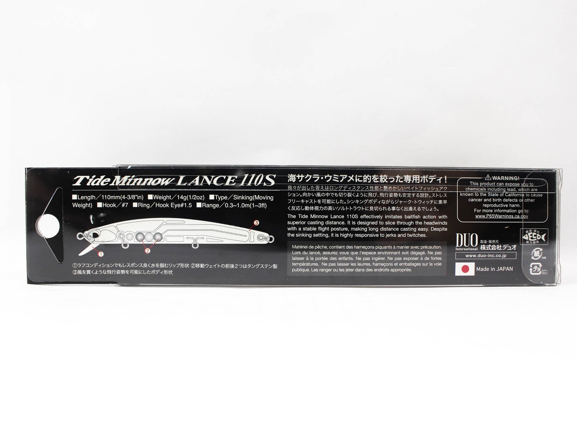Duo Tide Minnow Lance 110S Sinking Lure ADA0666 (0202)