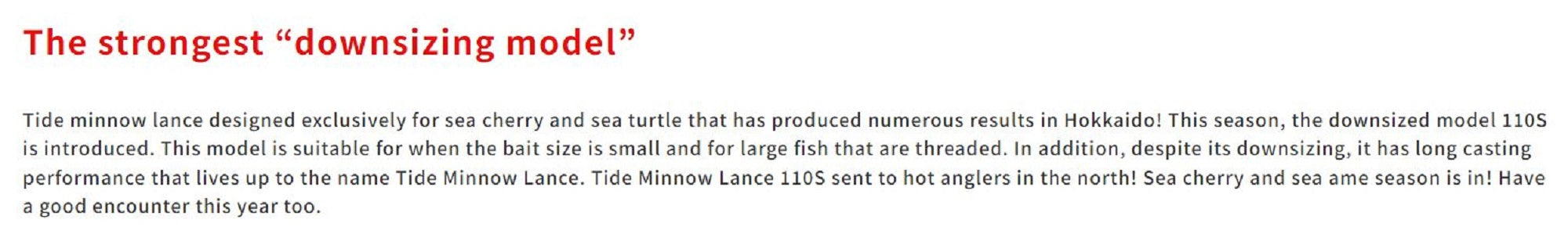 Duo Tide Minnow Lance 110S Sinking Lure ADA0666 (0202)