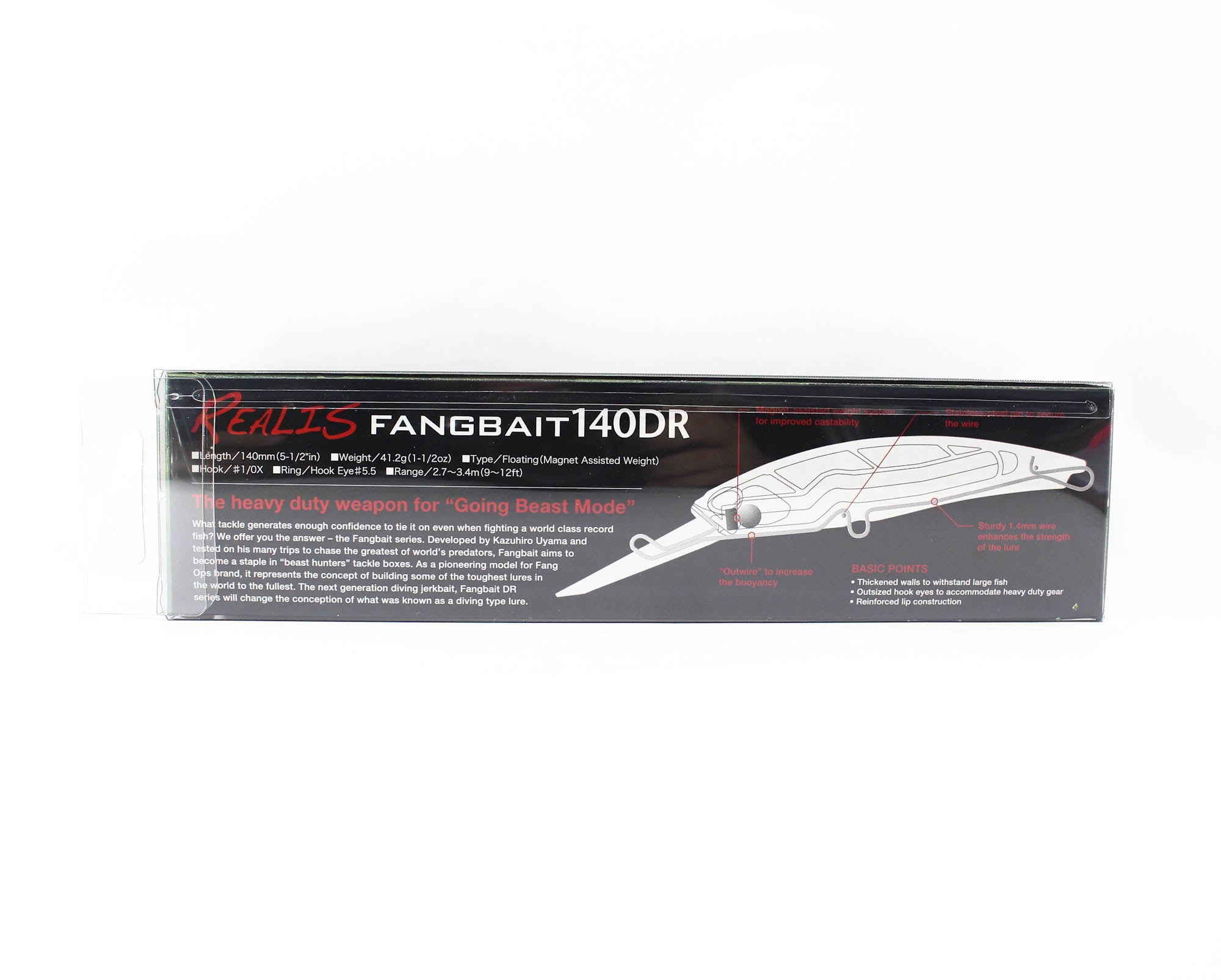 Duo Realis Fangbait 140DR SW Floating Lure AHA0109 (1551)