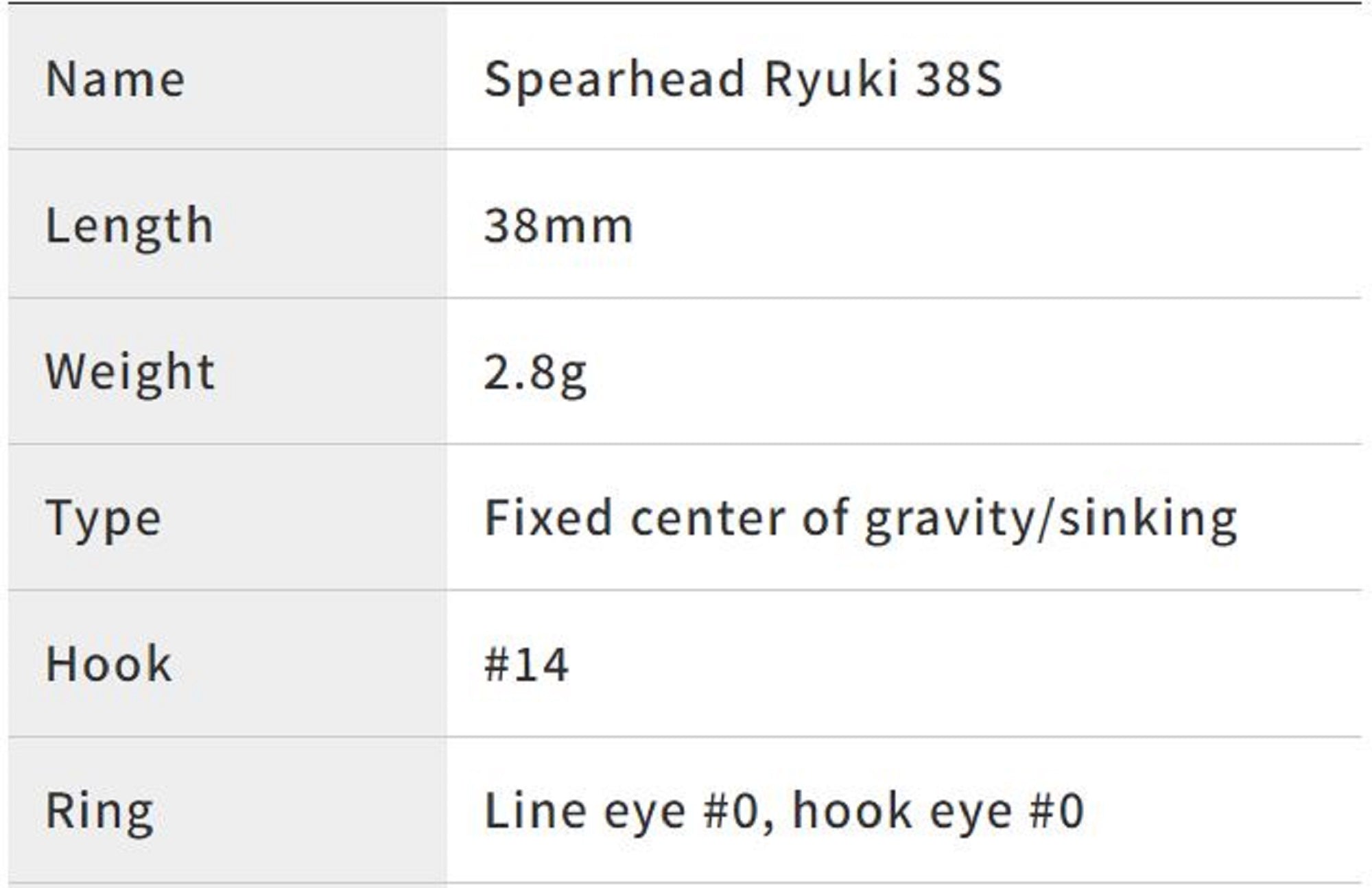 Duo Spearhead Ryuki 38S Sinking Lure ASI4073 (2633)