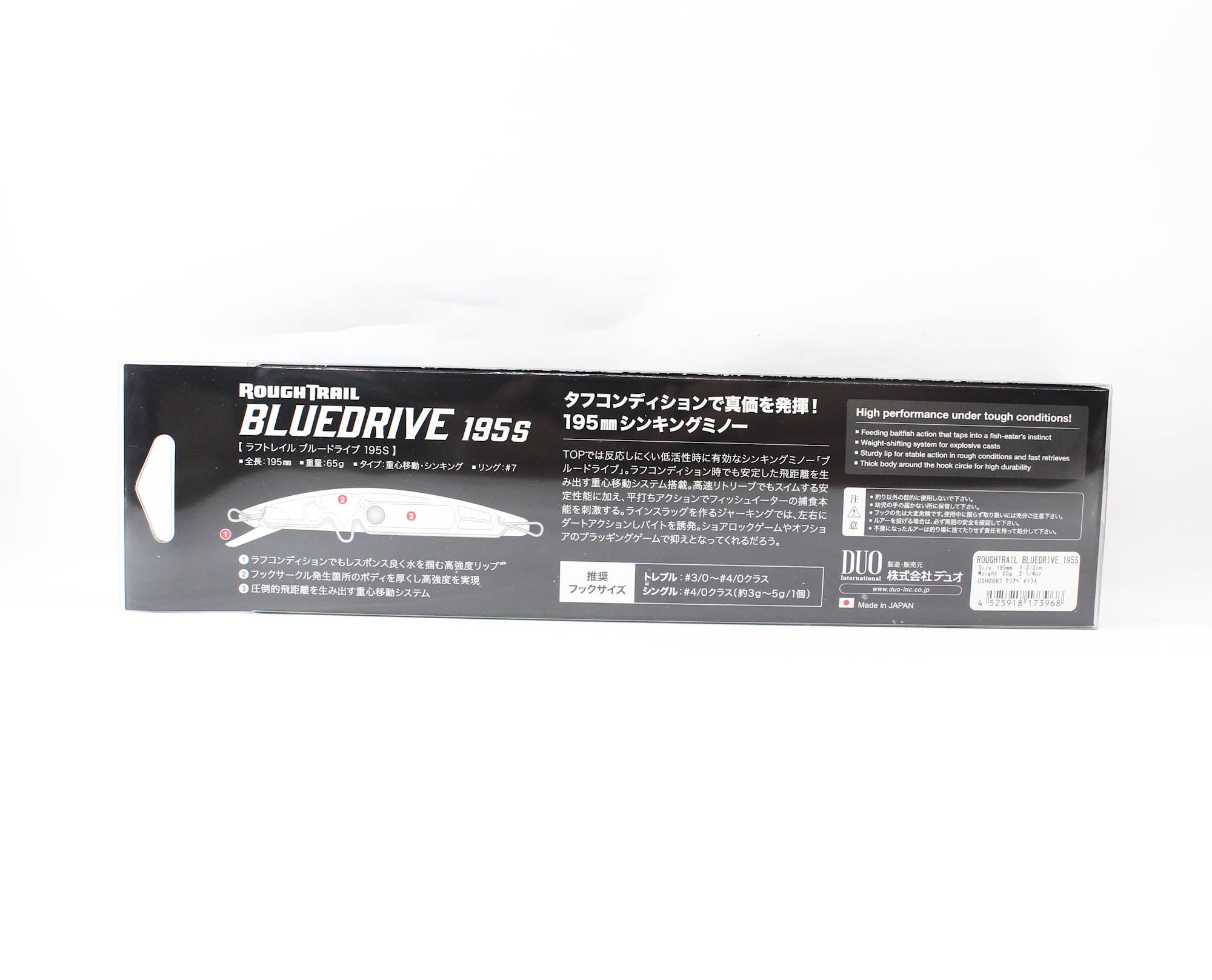 Duo Rough Trail Blue Drive 195S 65 gram Sinking Lure CSH0867 (3968)
