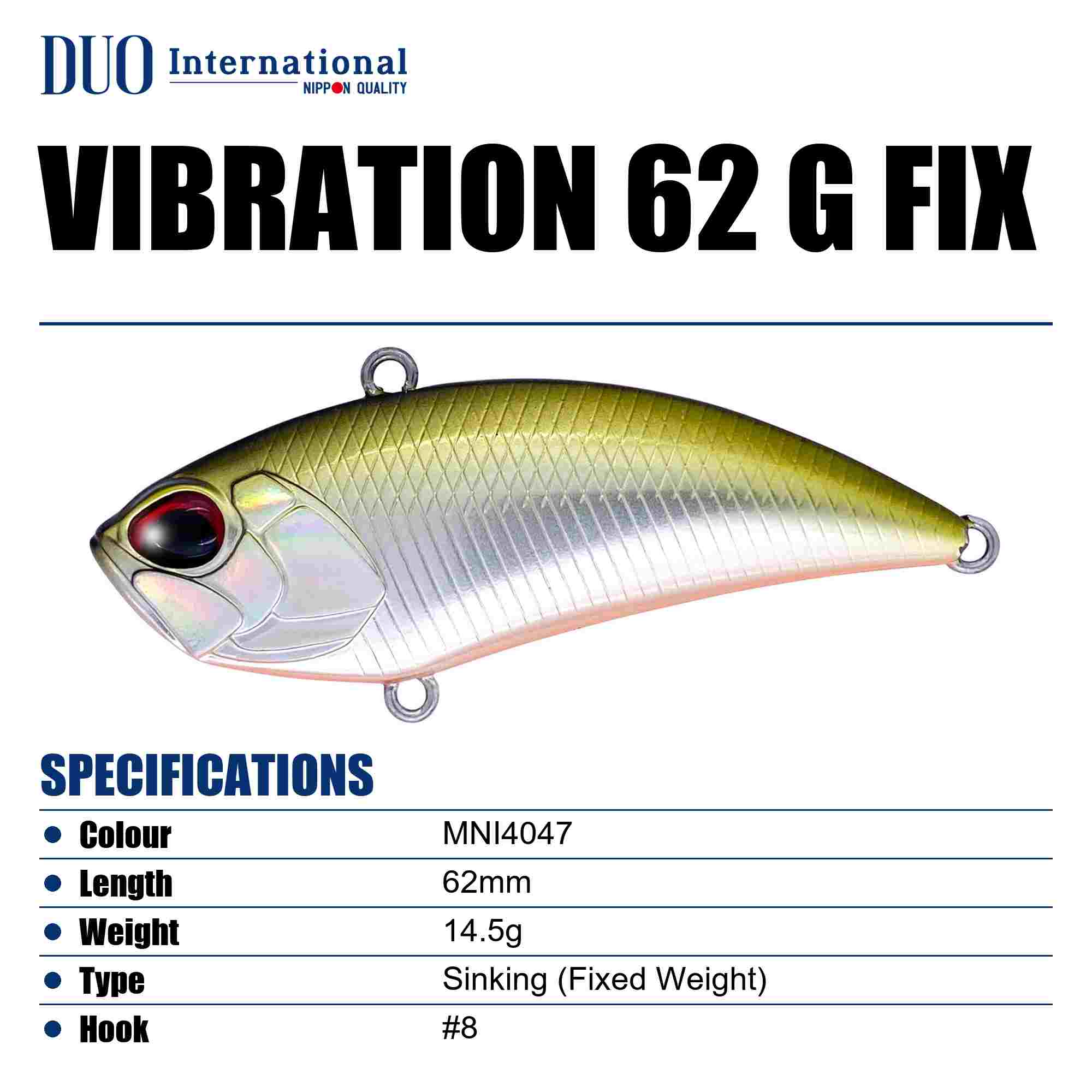 Duo Realis Vibration 62 G Fix Sinking Lure MNI4047 (4293)