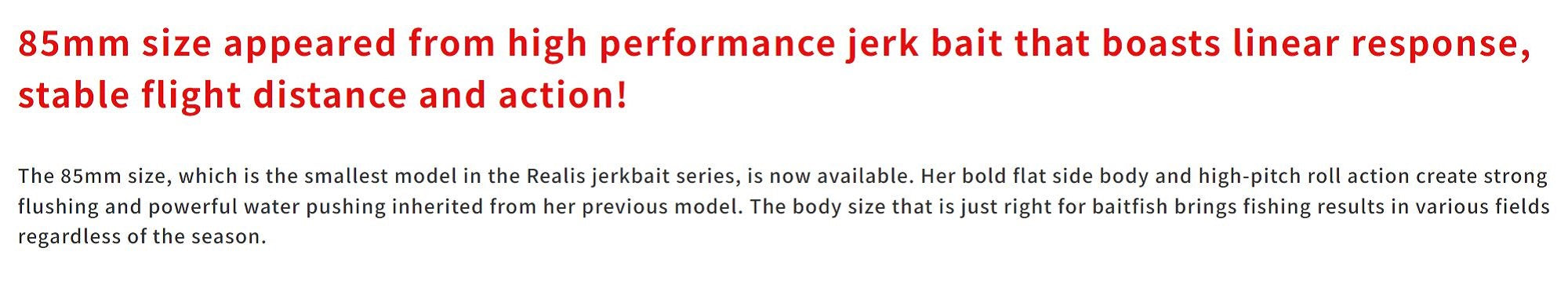 Duo Realis Jerkbait 85SP Suspend Lure ACCZ161 (4491)