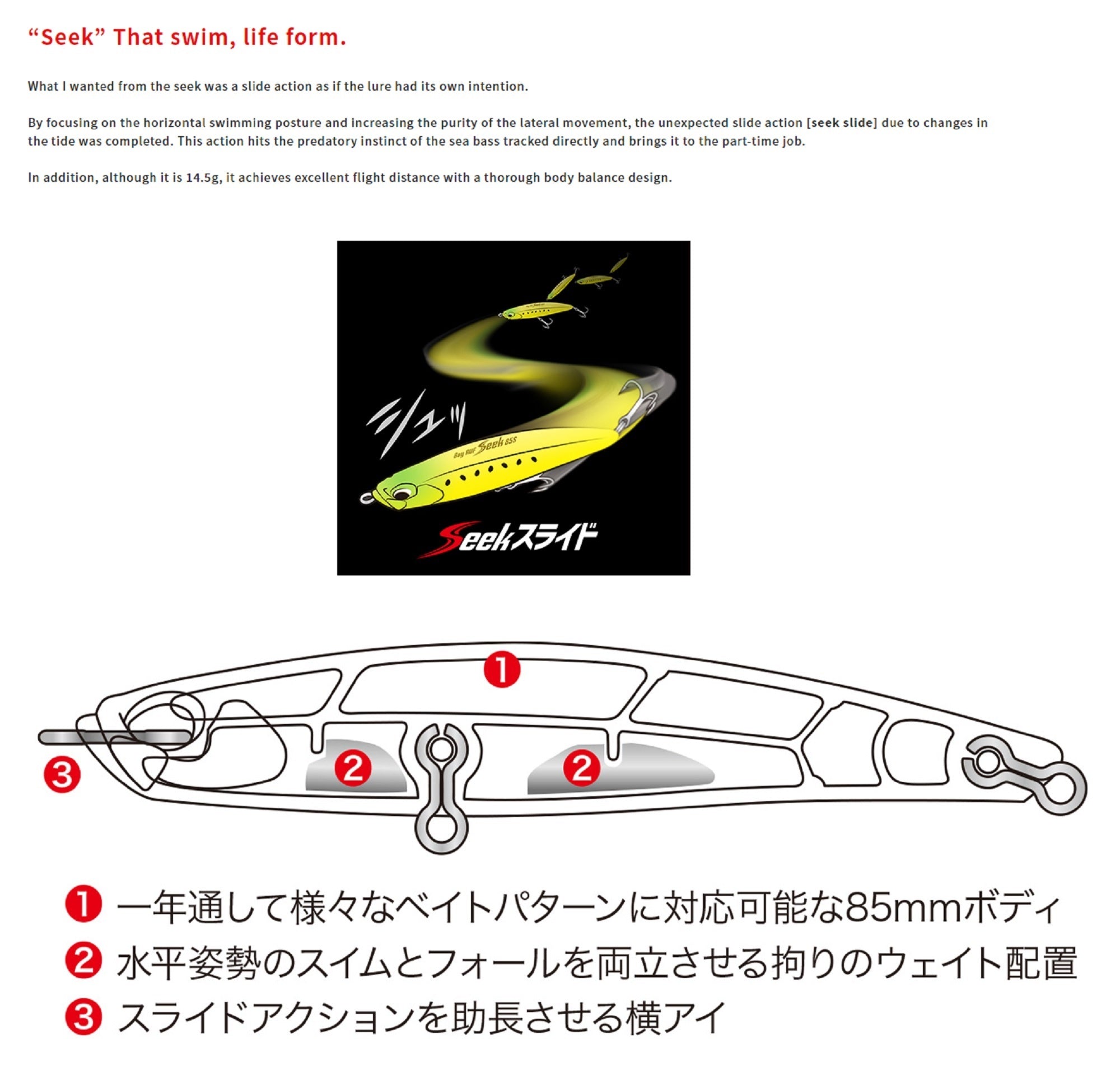 Duo Bay Ruf Seek 85S Sinking Lure CCCZ358 (5474)