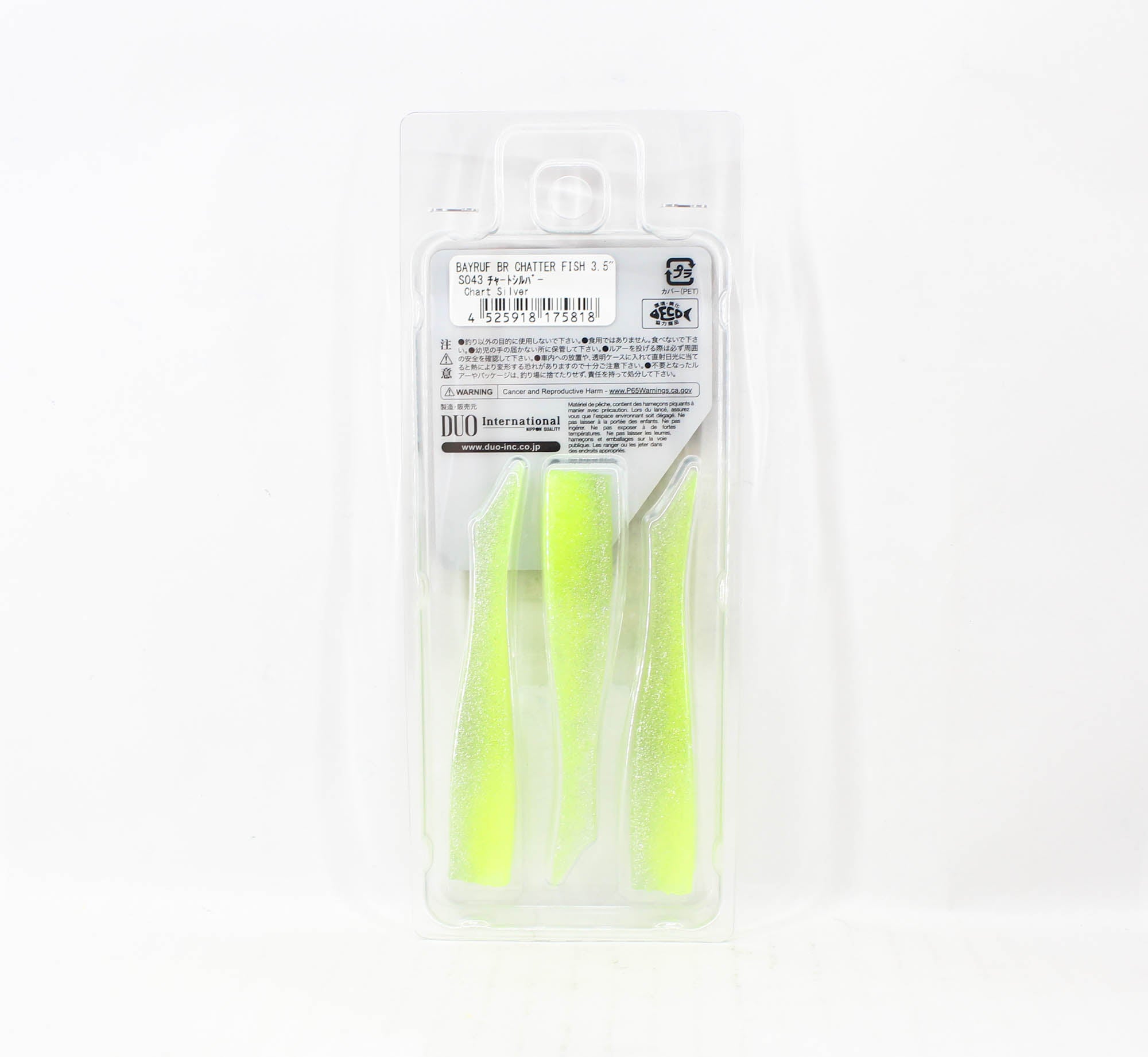 Duo Soft Lure Bay Ruf BR Chatter Fish 3.5 Inch S043 (5818)