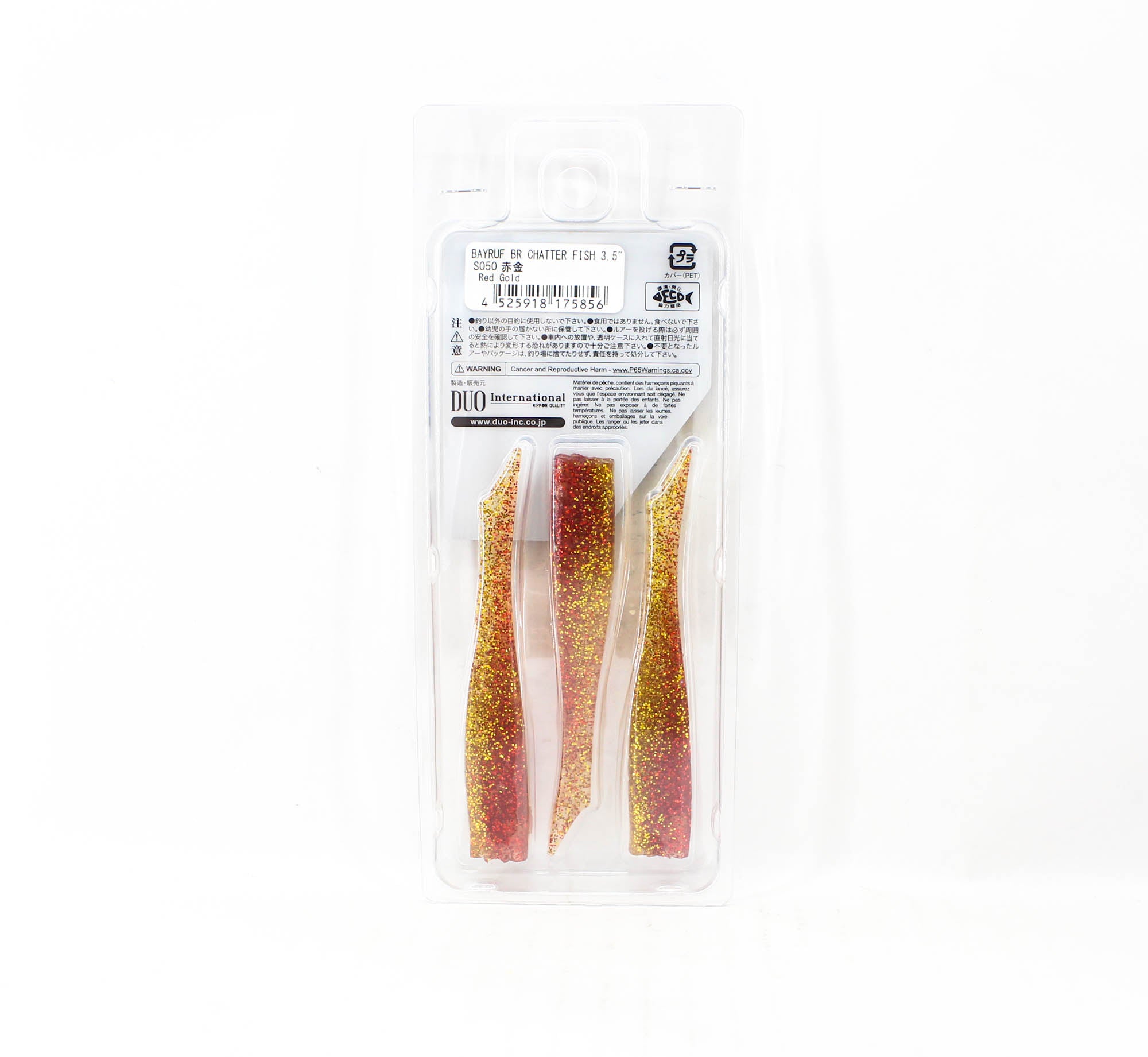 Duo Soft Lure Bay Ruf BR Chatter Fish 3.5 Inch S050 (5856)