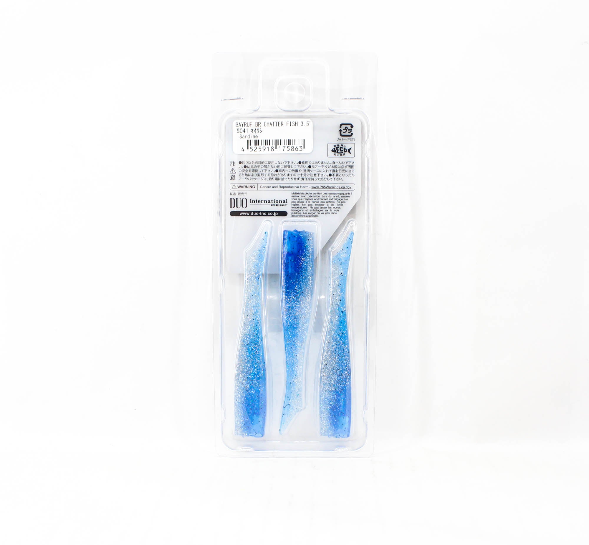 Duo Soft Lure Bay Ruf BR Chatter Fish 3.5 Inch S041 (5863)