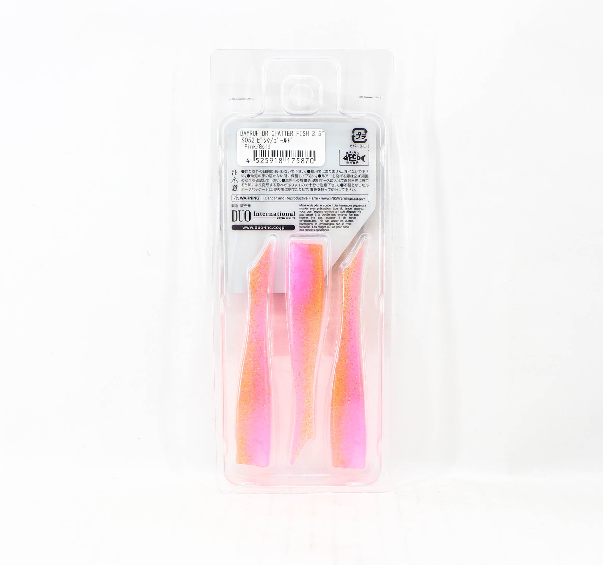 Duo Soft Lure Bay Ruf BR Chatter Fish 3.5 Inch S052 (5870)
