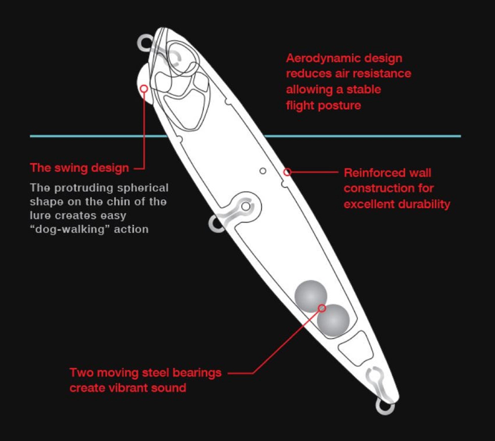 Duo Realis Pencil 130 Bone Topwater Floating Lure BCC3335 (6730)
