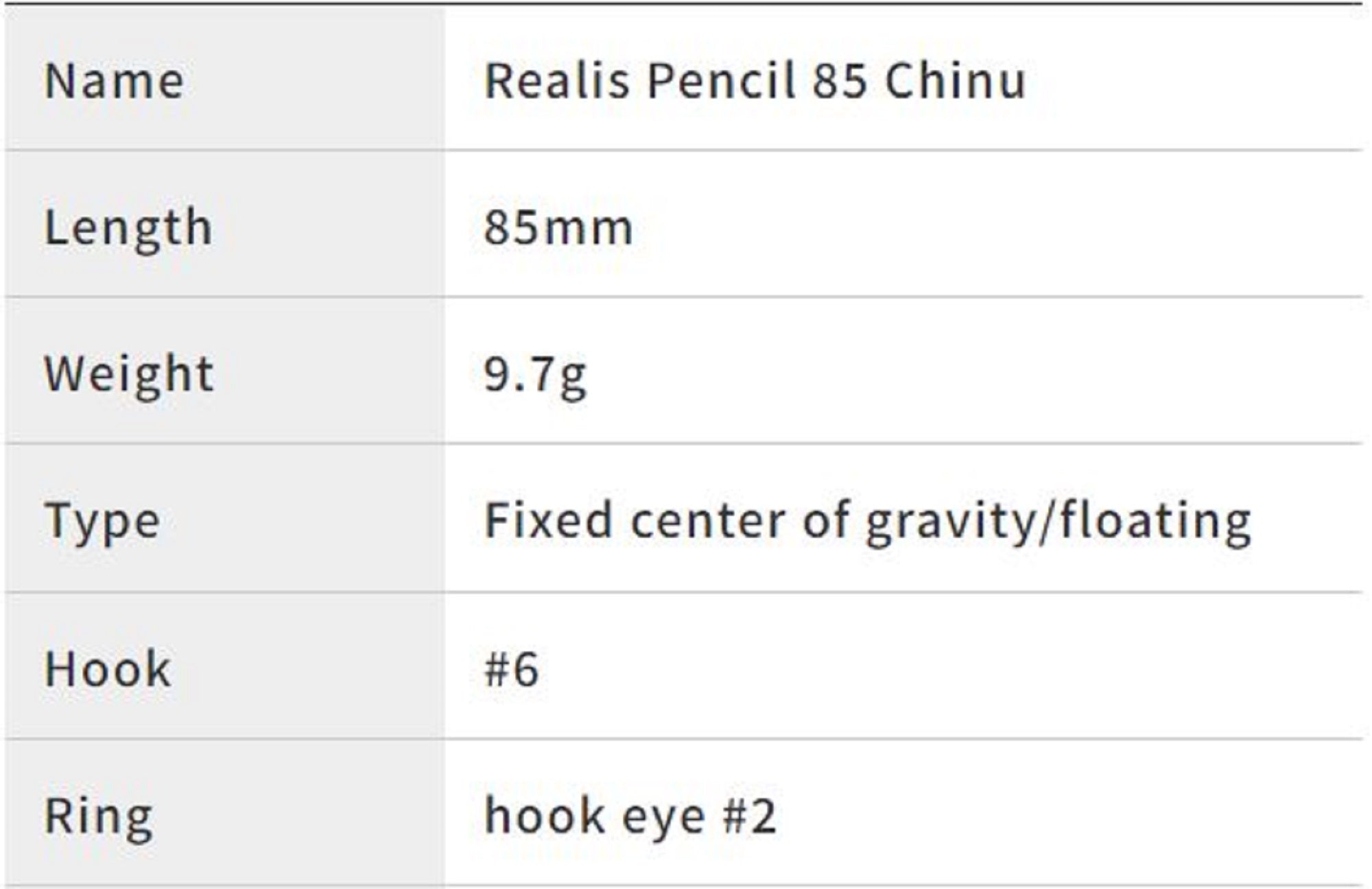 Duo Realis Pencil 85 SW Topwater Floating Lure CCC0873 (6808)
