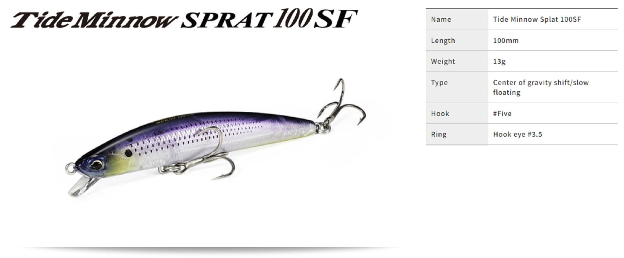Duo Tide Minnow Sprat 100SF Floating Lure CEA0674 (6884)