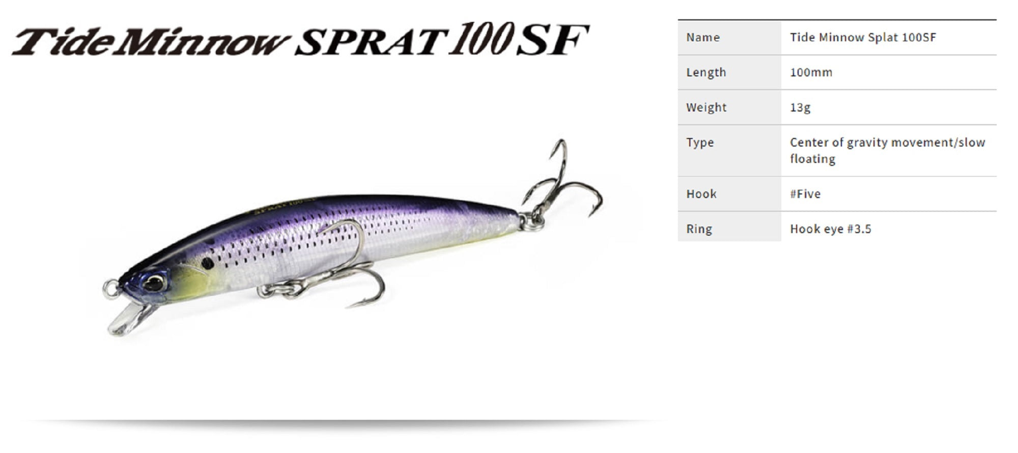 Duo Tide Minnow Sprat 100SF Floating Lure CPA3512 (6907)