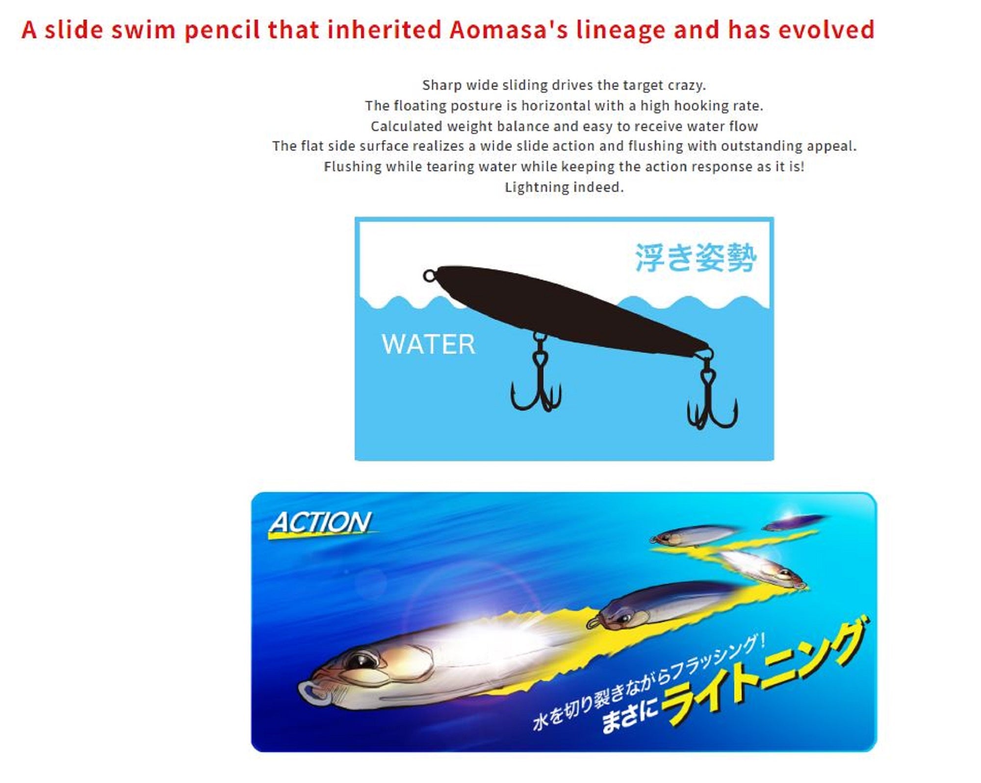 Duo Rough Trail Aomasa Lightning 190F 74 gram Floating Lure CYA0860 (7034)