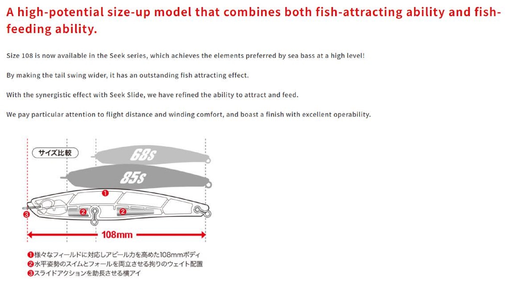 Duo Bay Ruf Seek 108S Sinking Lure ACC0022 (9090)
