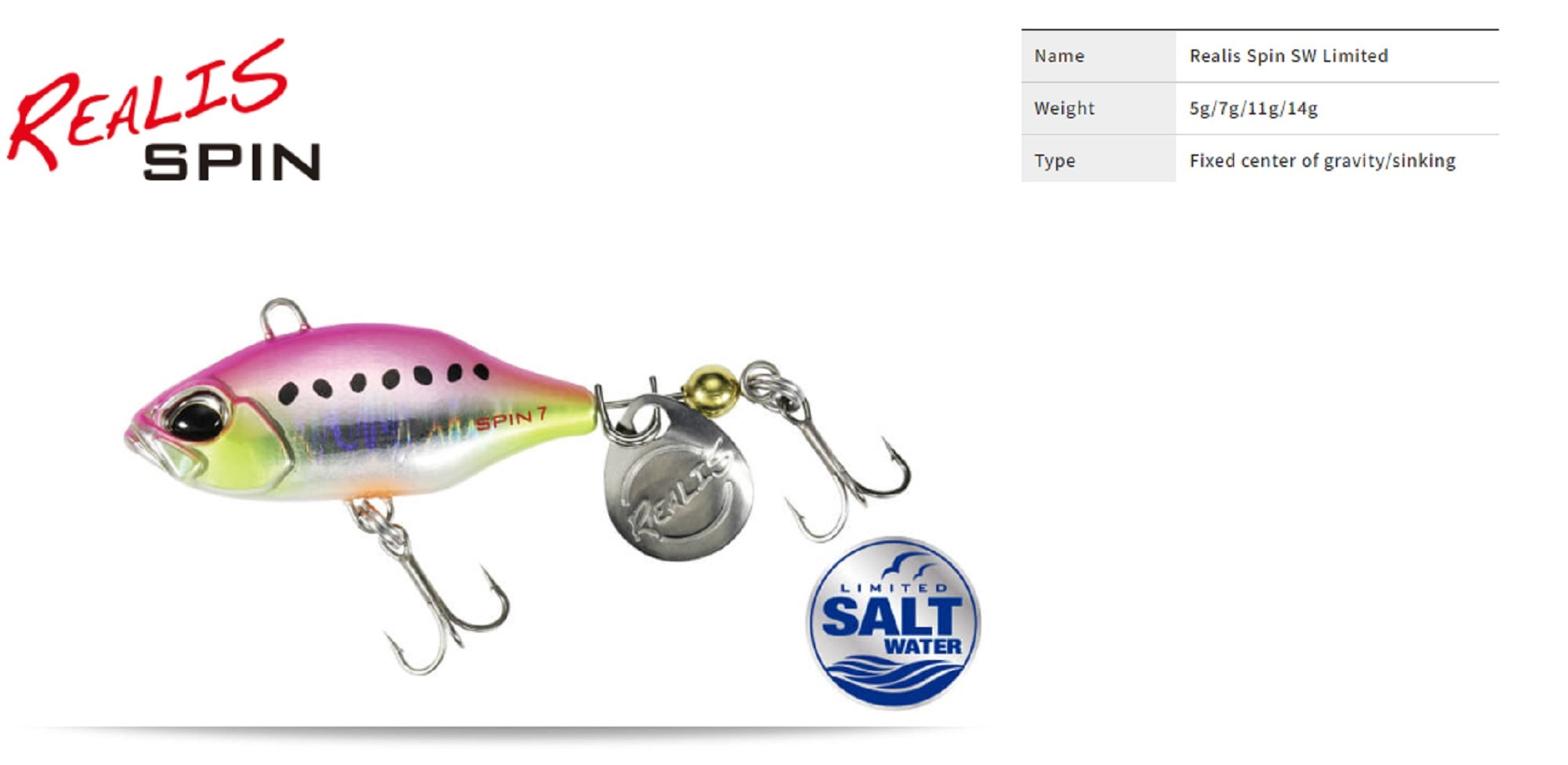 Duo Realis Spin 35mm 7 grams Spinner Bait Lure CPA0679 (9816)