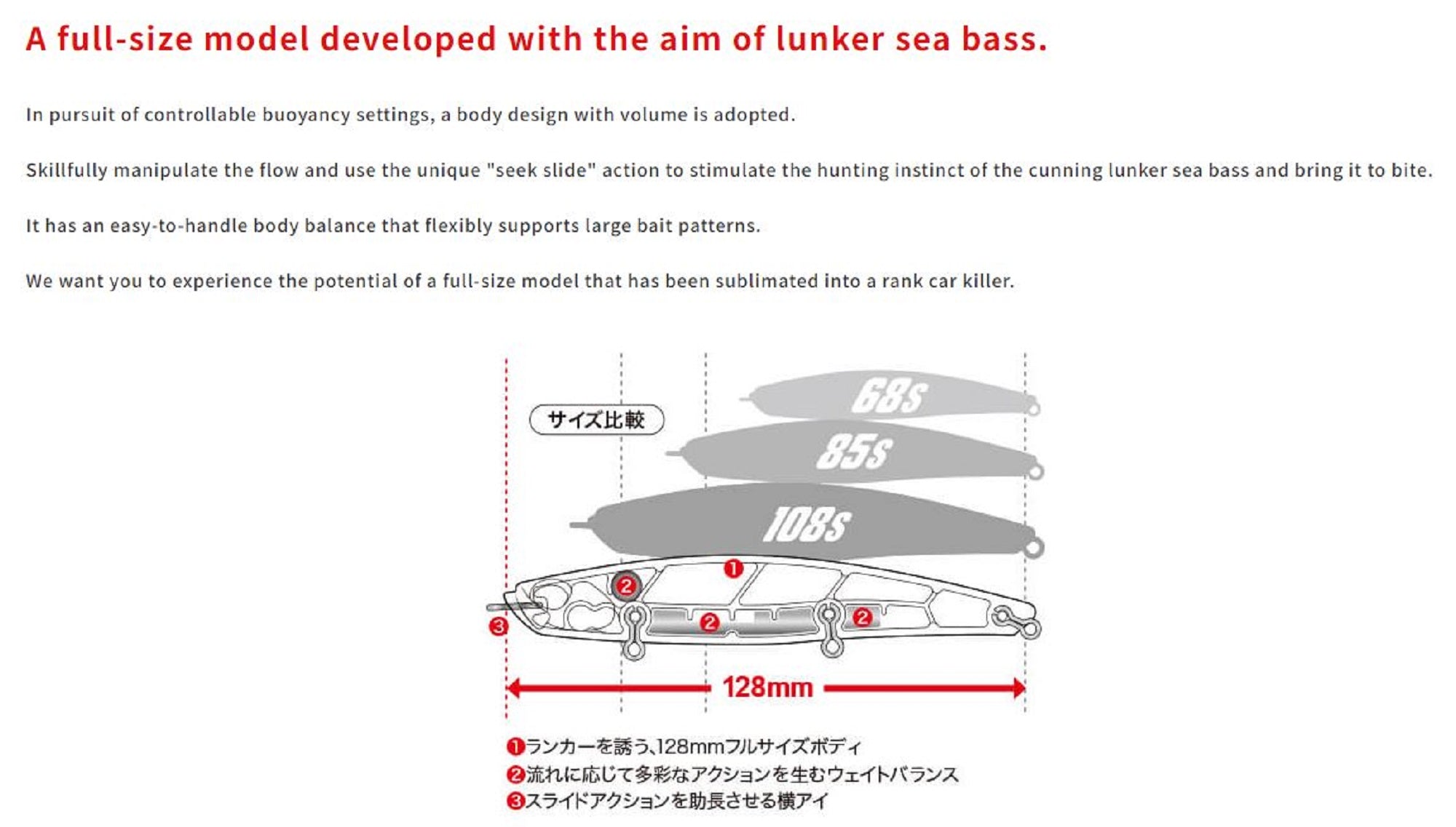 Duo Bay Ruf Seek 128S Sinking Lure CCC0675 (1413)