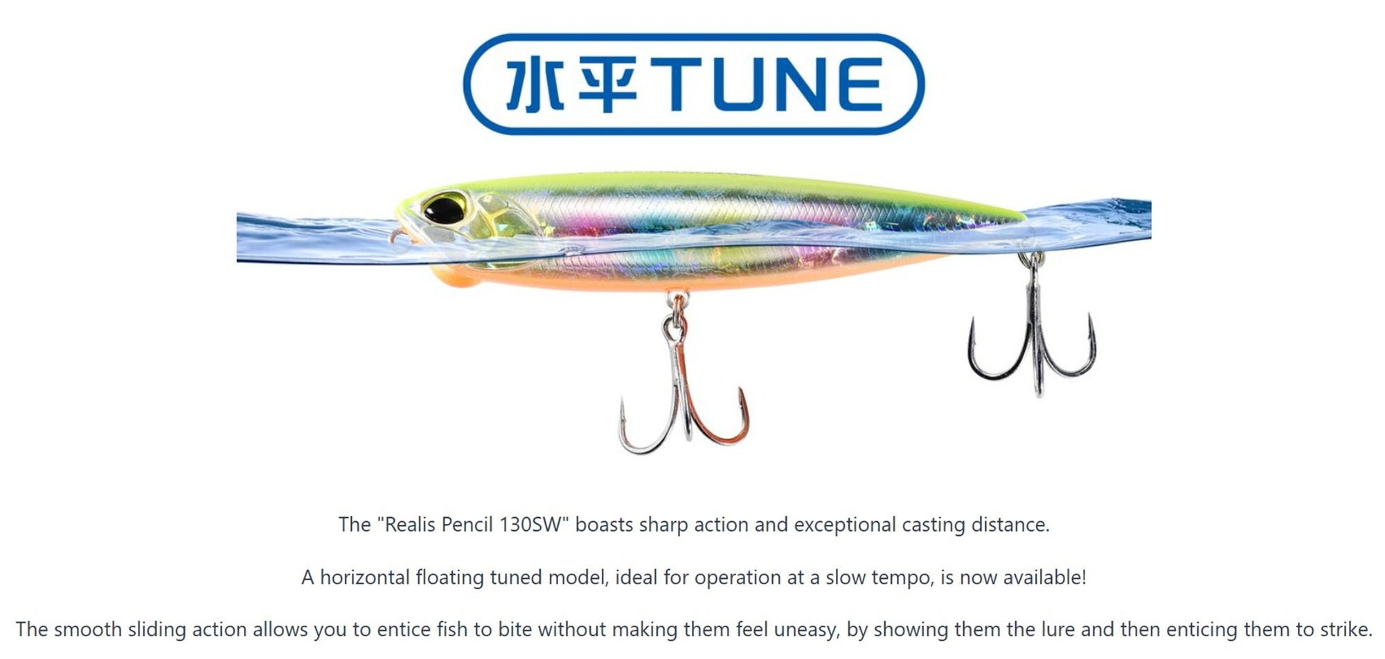 Duo Realis Pencil 130 SW Topwater Floating Lure CHN0696 (1536)