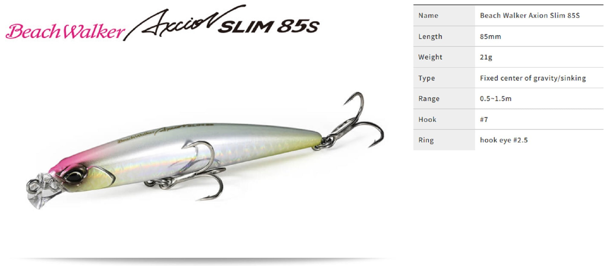 Duo Beach Walker 85 Axcion Slim Sinking Lure CYA0706 (2458)