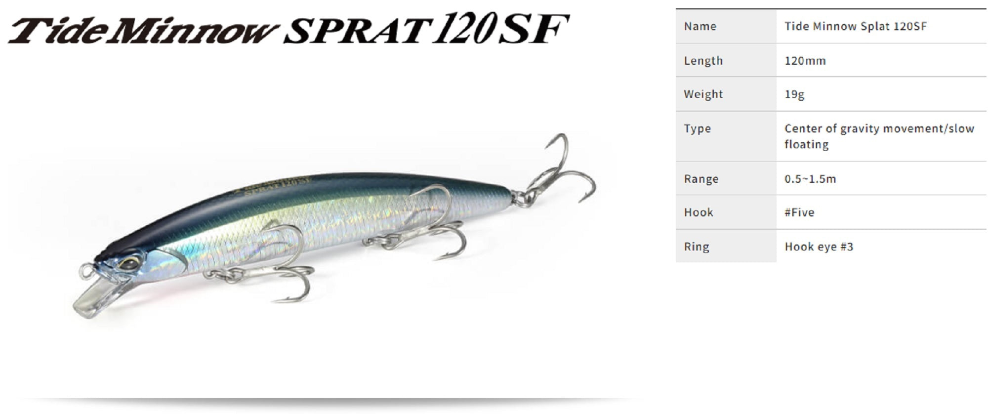 Duo Tide Minnow Sprat 120SF Floating Lure CPI0700 (2816)