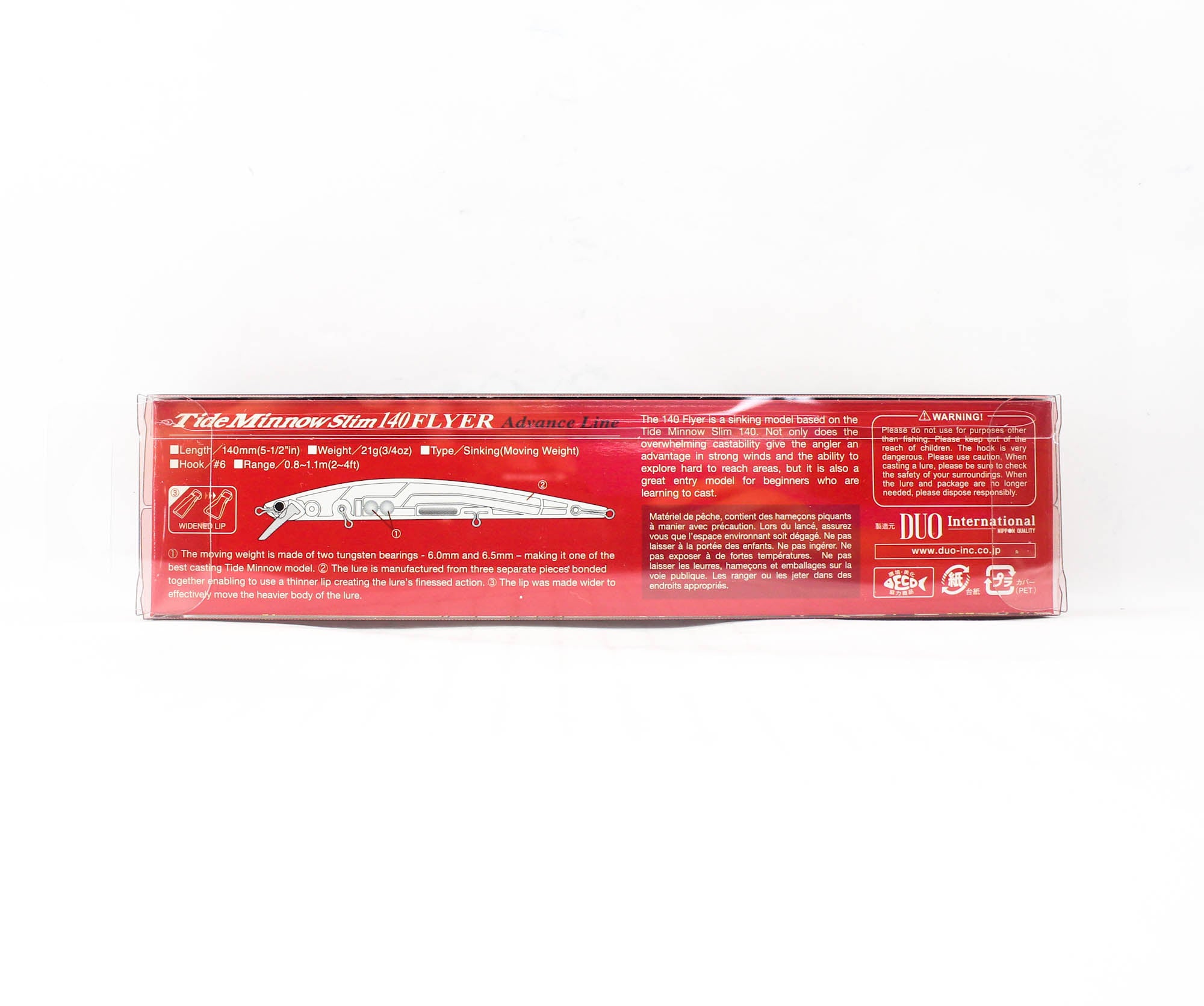 Duo Tide Minnow Flyer Slim 140 Sinking Lure AHA0627 (3103)
