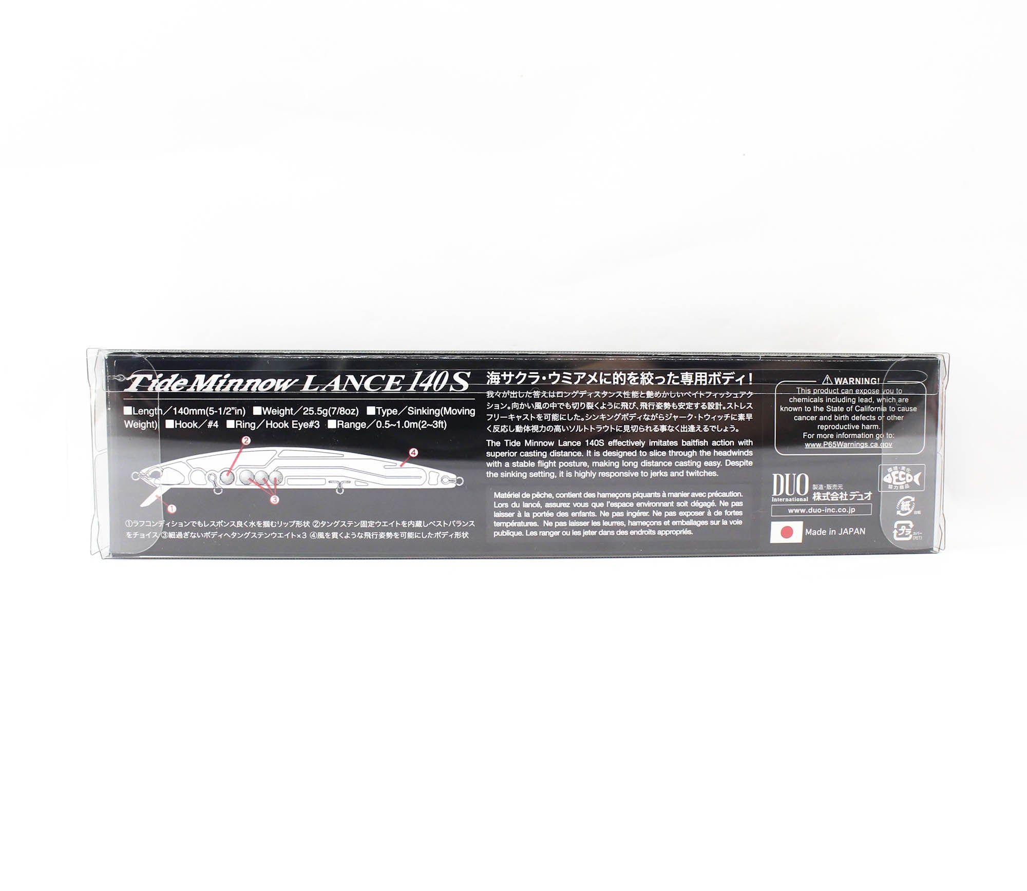 Duo Tide Minnow Lance 140S Sinking Lure ADA0014 (3684)