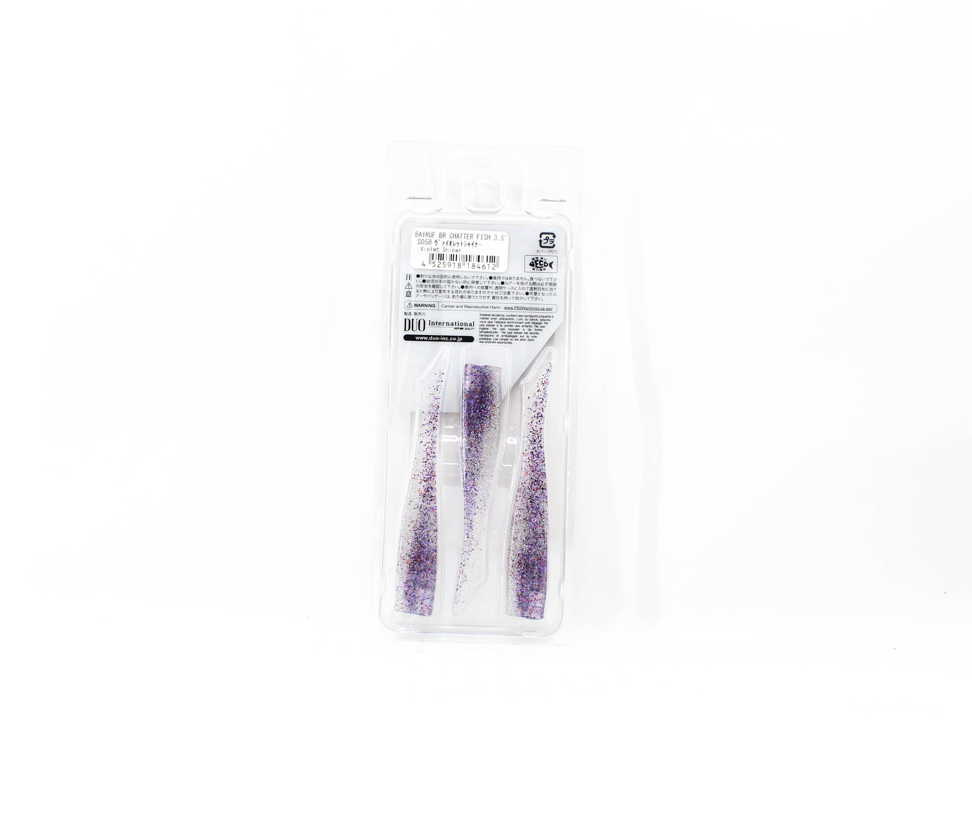 Duo Soft Lure Bay Ruf BR Chatter Fish 3.5 Inch S058 (4612)