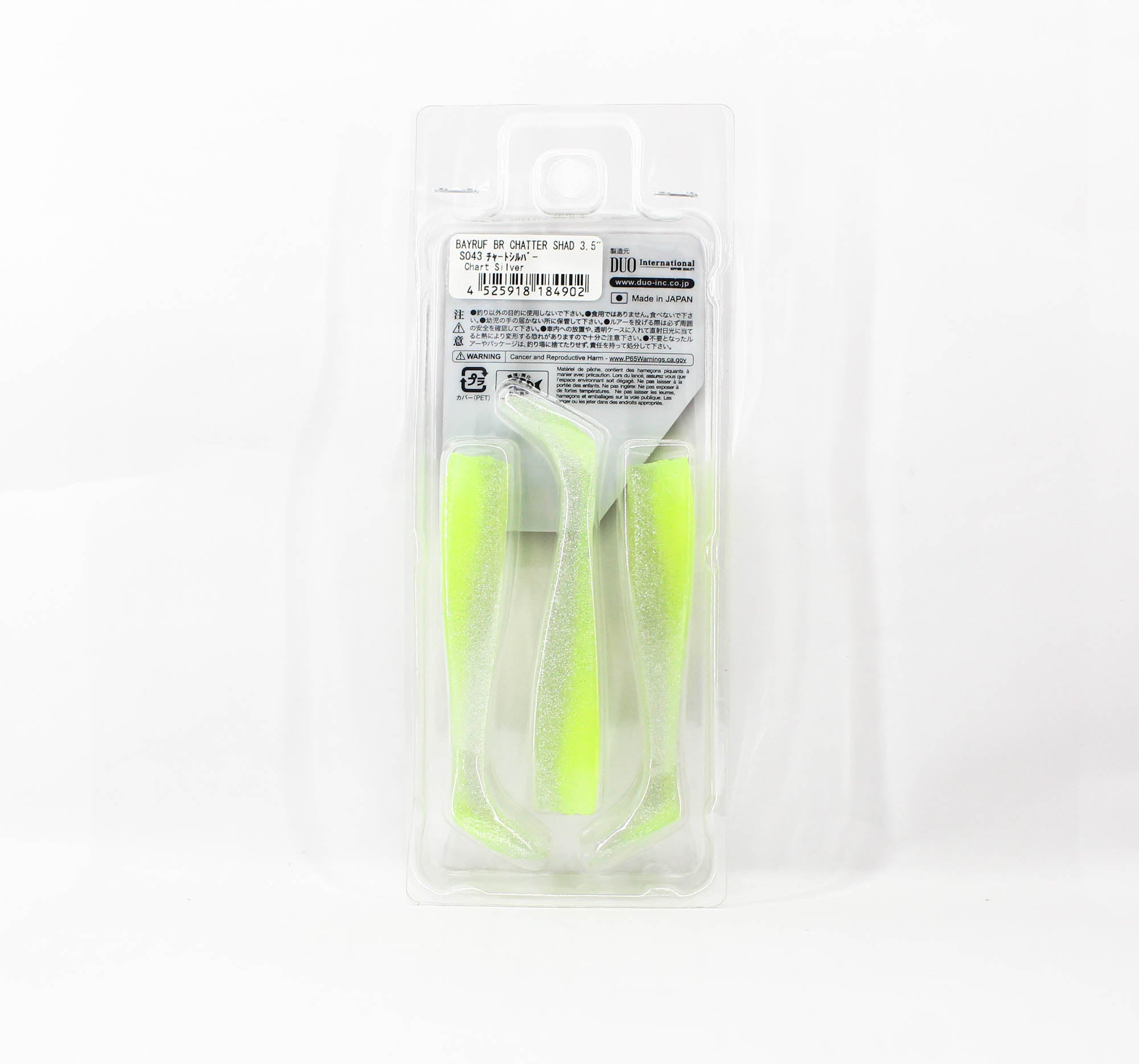 Duo Soft Lure Bay Ruf BR Chatter Shad 3.5 Inch S043 (4902)
