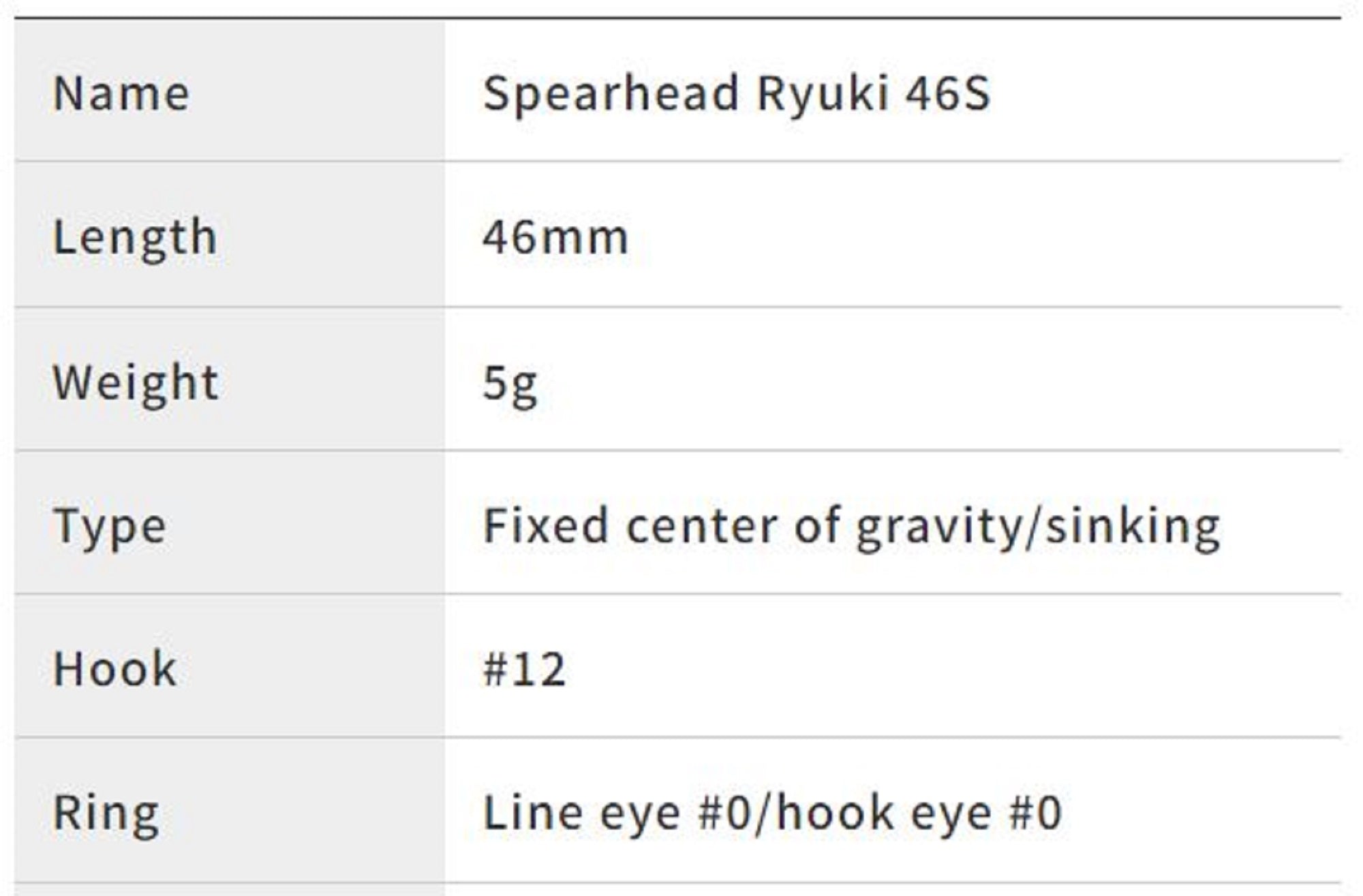 Duo Spearhead Ryuki 46S M Aire Sinking Lure CSHZ394 (5954)