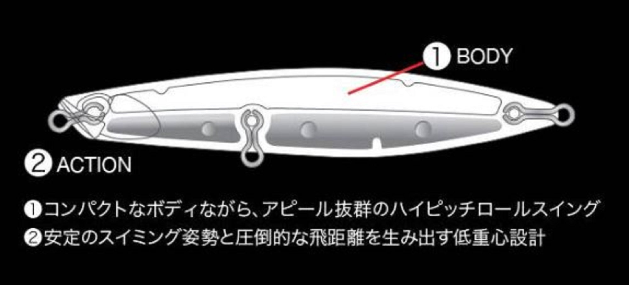 Duo Beach Walker Wedge 95 mm 30 grams Sinking Lure CPA0679 (6449)