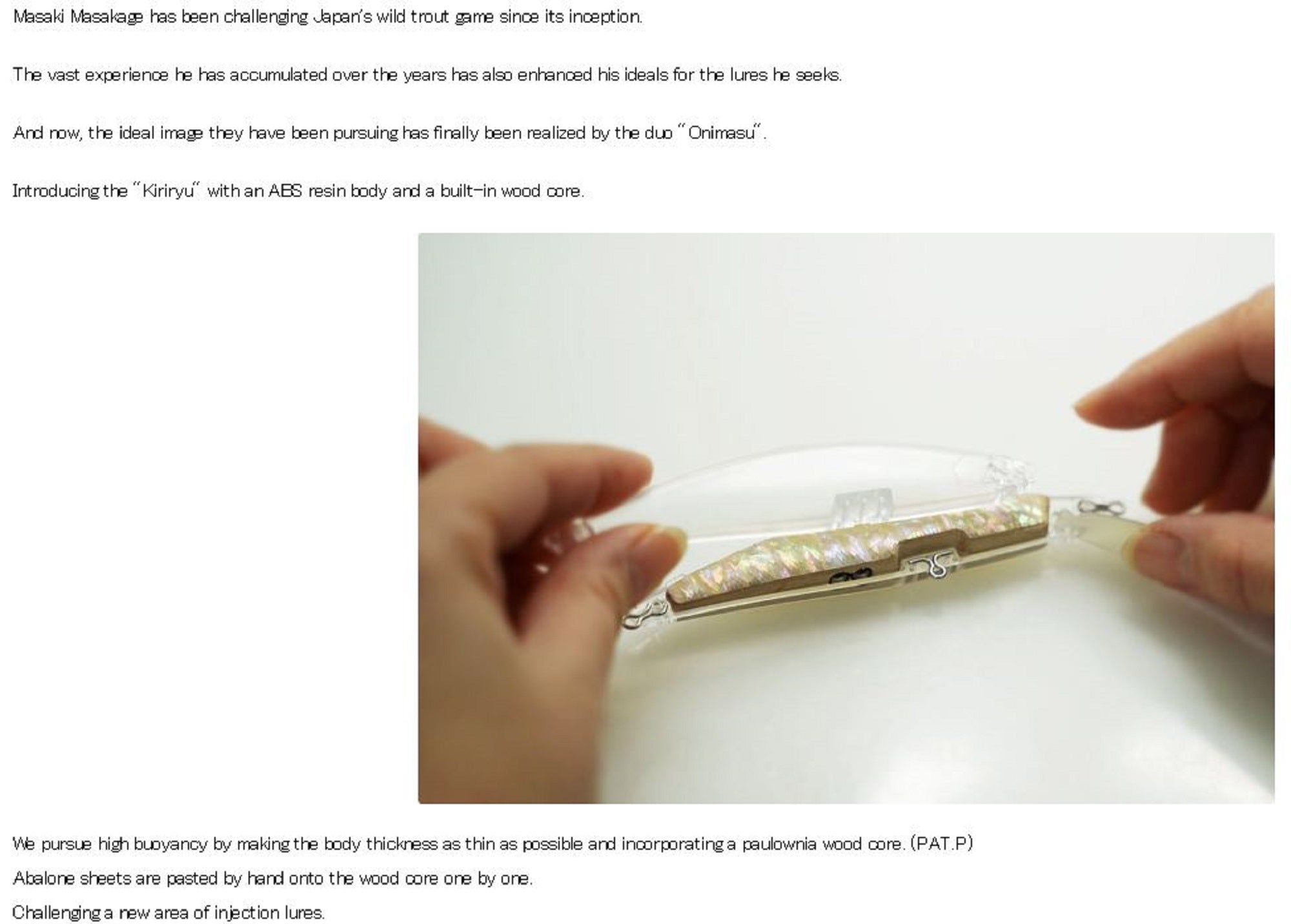 Duo Onimasu Masakage Kiryu 110F Floating Lure CCC4527 (8061)
