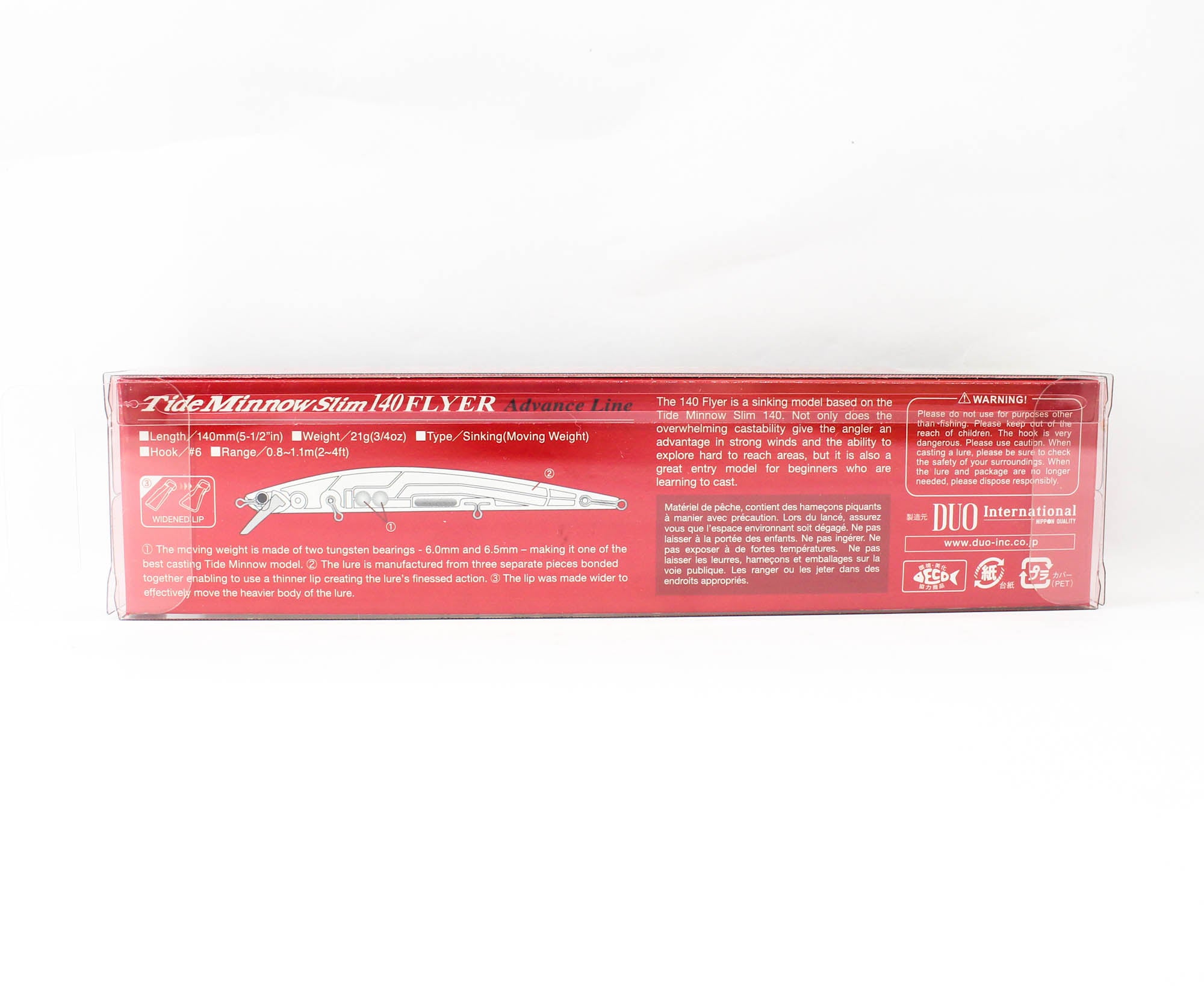 Duo Tide Minnow Flyer Slim 140 Sinking Lure DDA0015 (9082)