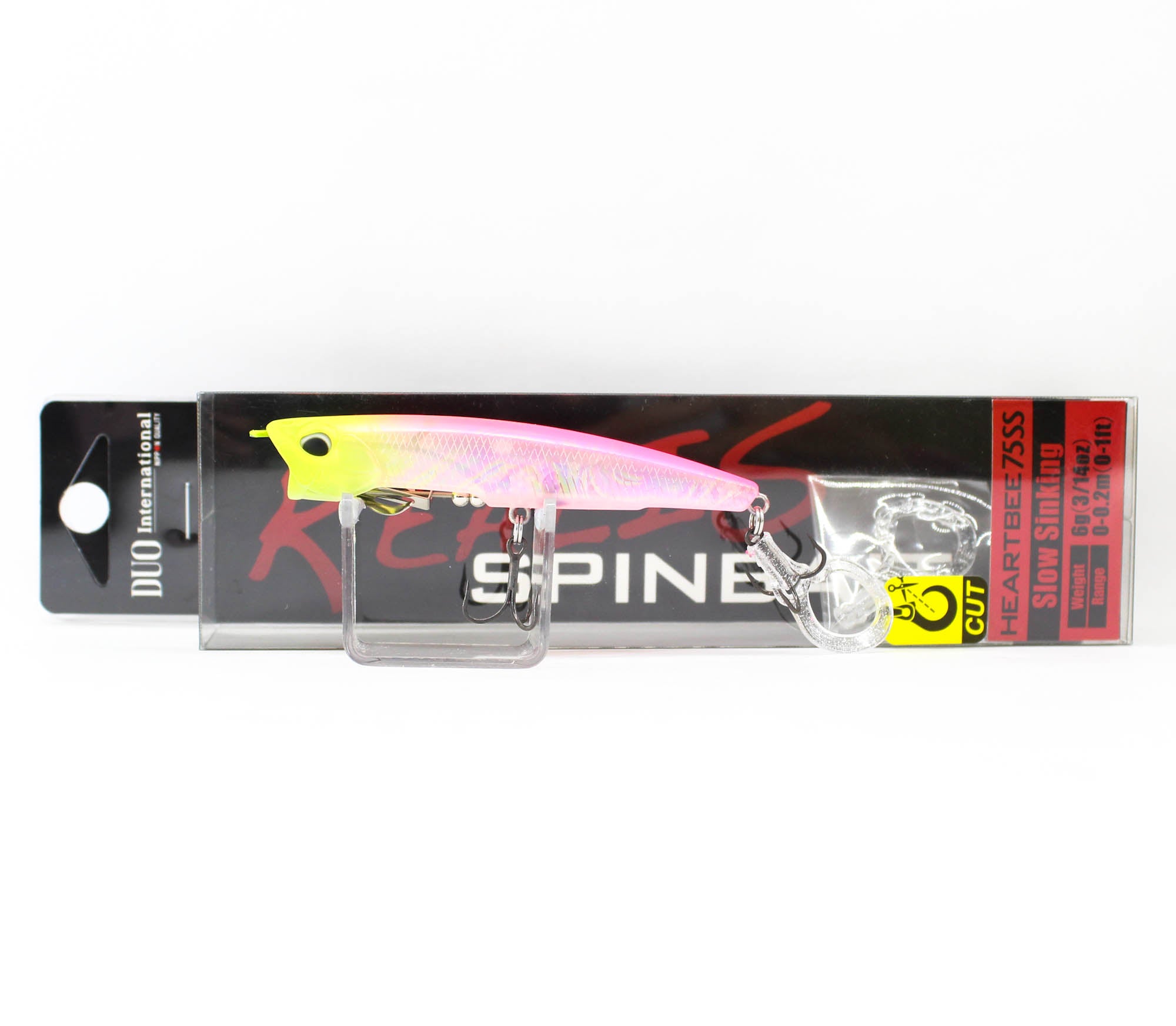 Duo Realis Spin Bait 75SS Heartbee spinbait Sinking Lure CUA3389 (0699)