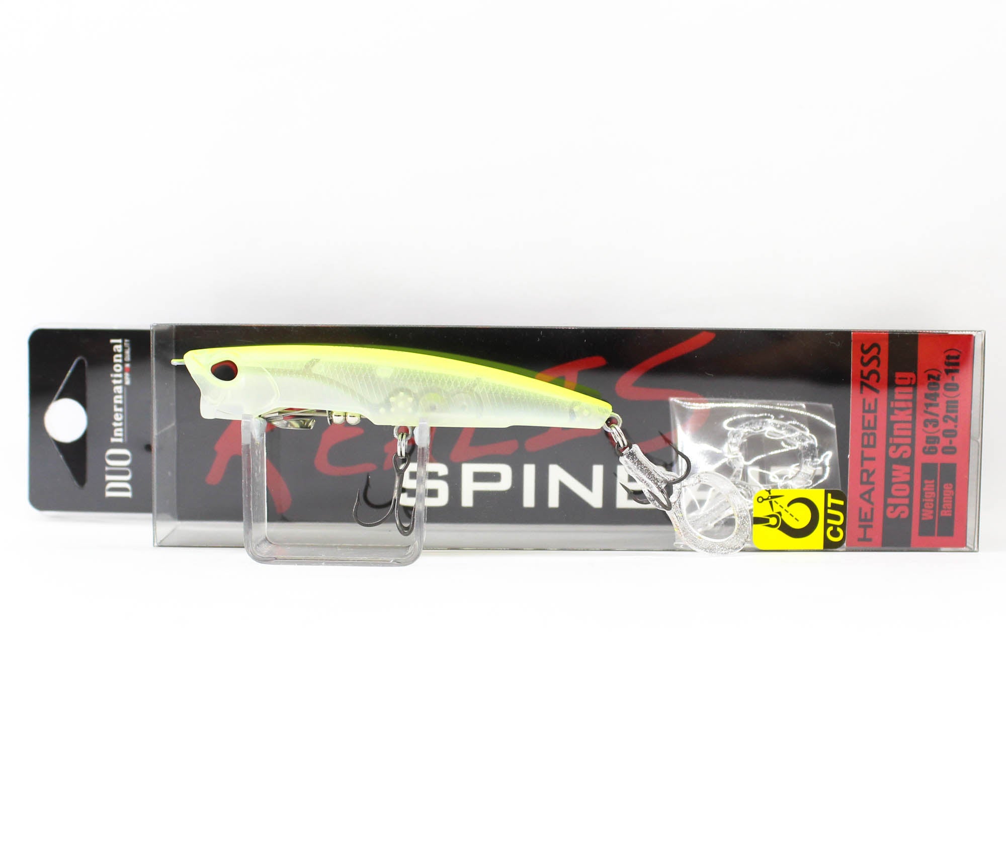 Duo Realis Spin Bait 75SS Heartbee spinbait Sinking Lure CCC3028 (0705)