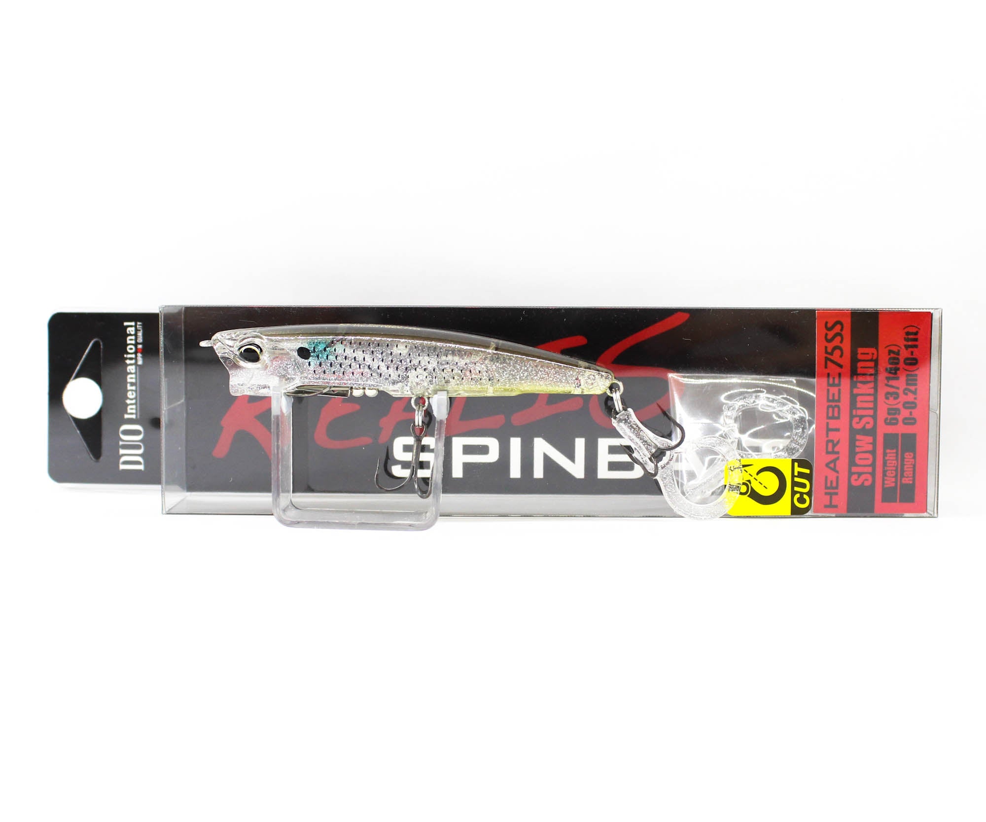 Duo Realis Spin Bait 75SS Heartbee spinbait Sinking Lure CCC3237 (0712)