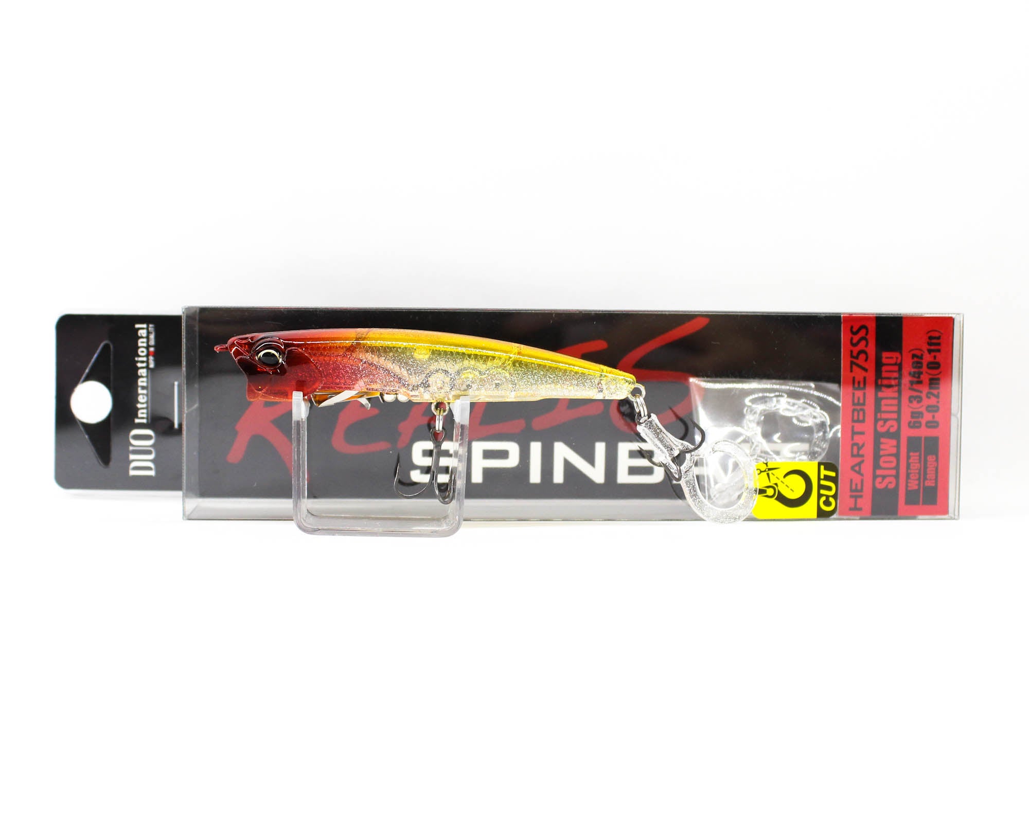 Duo Realis Spin Bait 75SS Heartbee spinbait Sinking Lure CCC3342 (0729)