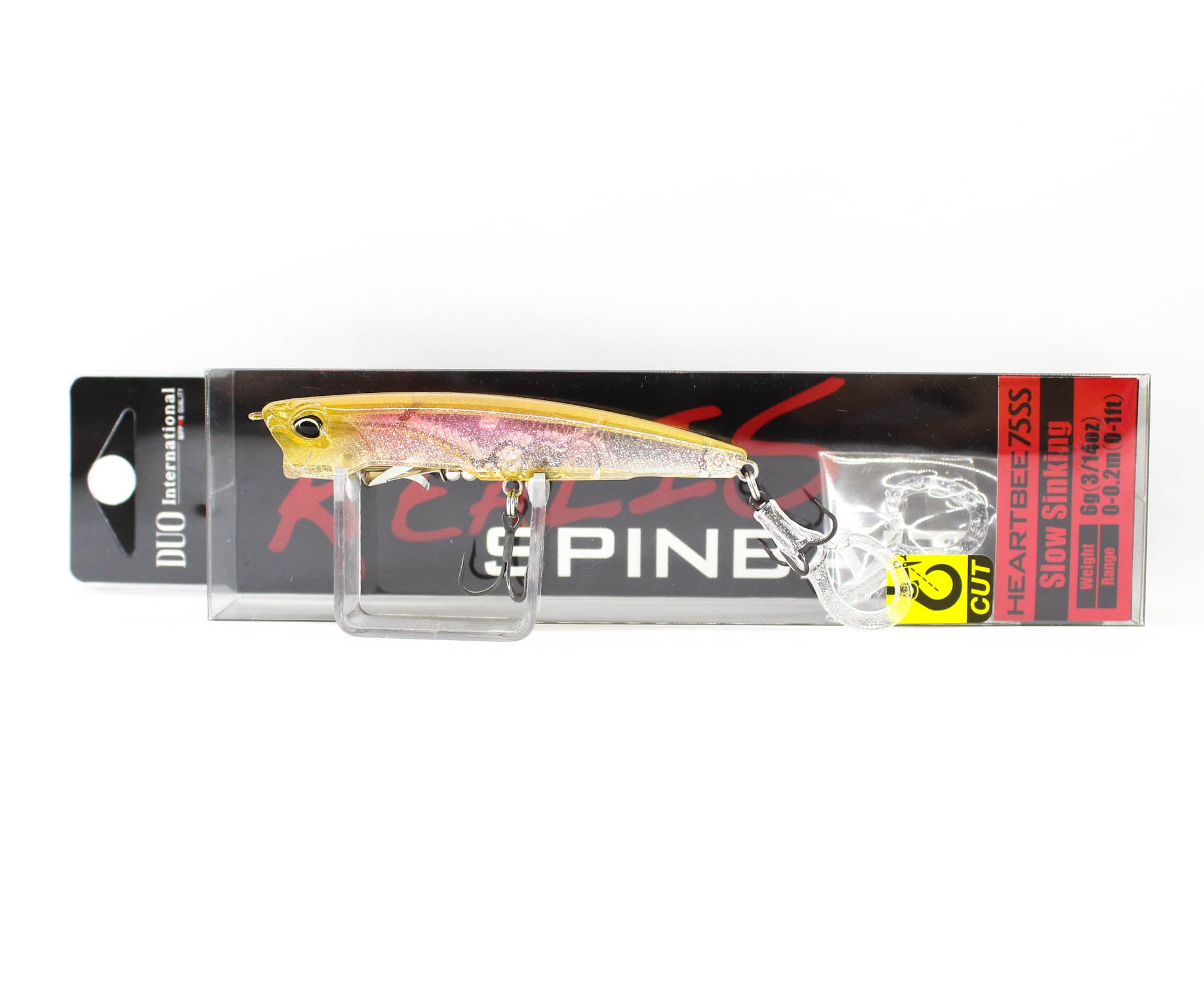 Duo Realis Spin Bait 75SS Heartbee spinbait Sinking Lure CCC3325 (0736)