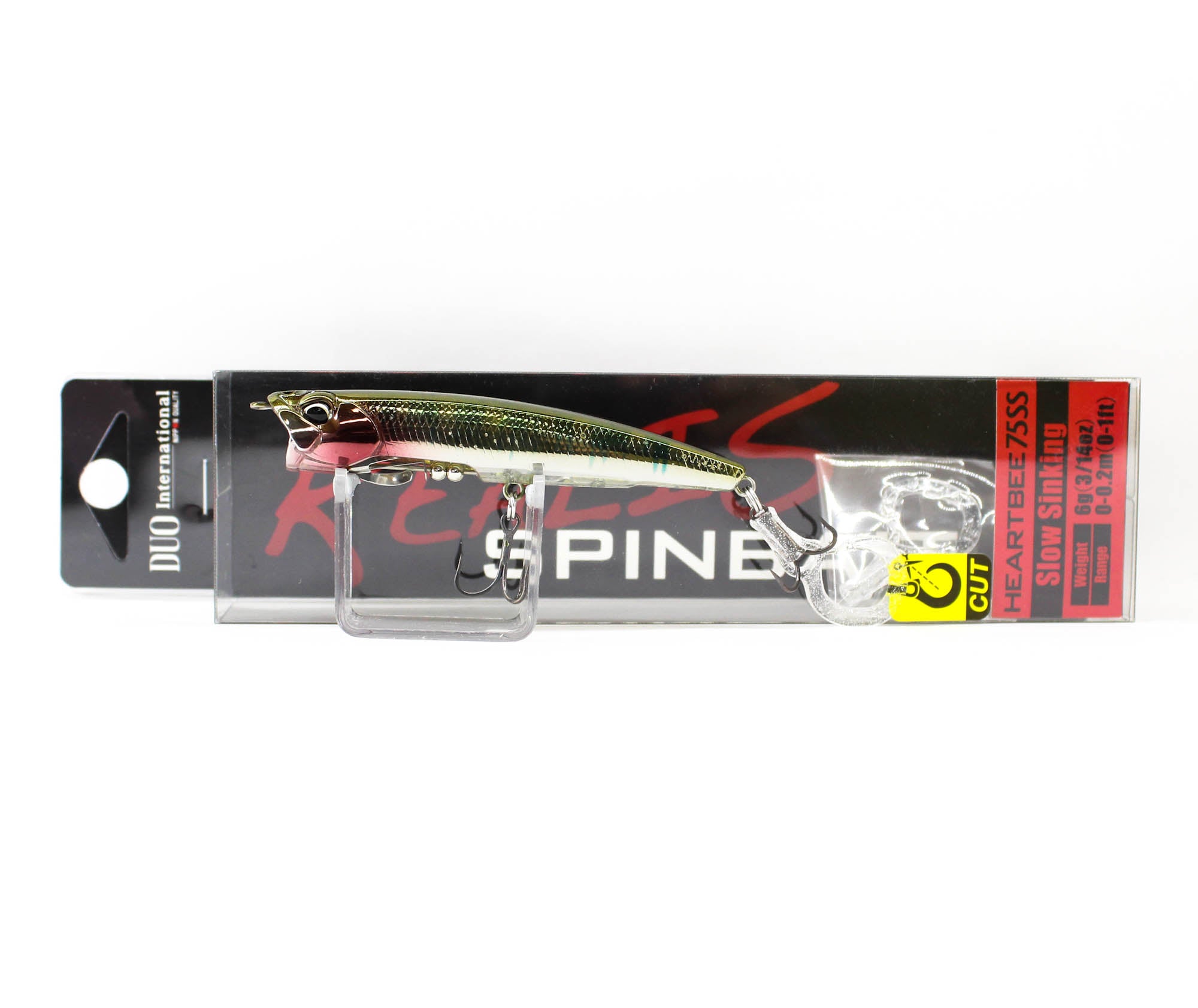 Duo Realis Spin Bait 75SS Heartbee spinbait Sinking Lure CRA3390 (0750)