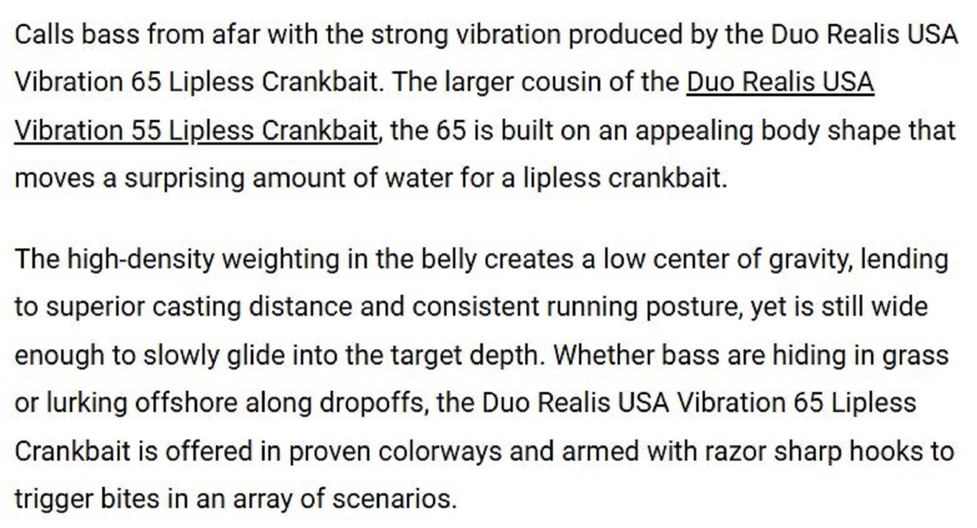 Duo Realis USA Vibration 65 Sinking Lure RUD3173 (2754)