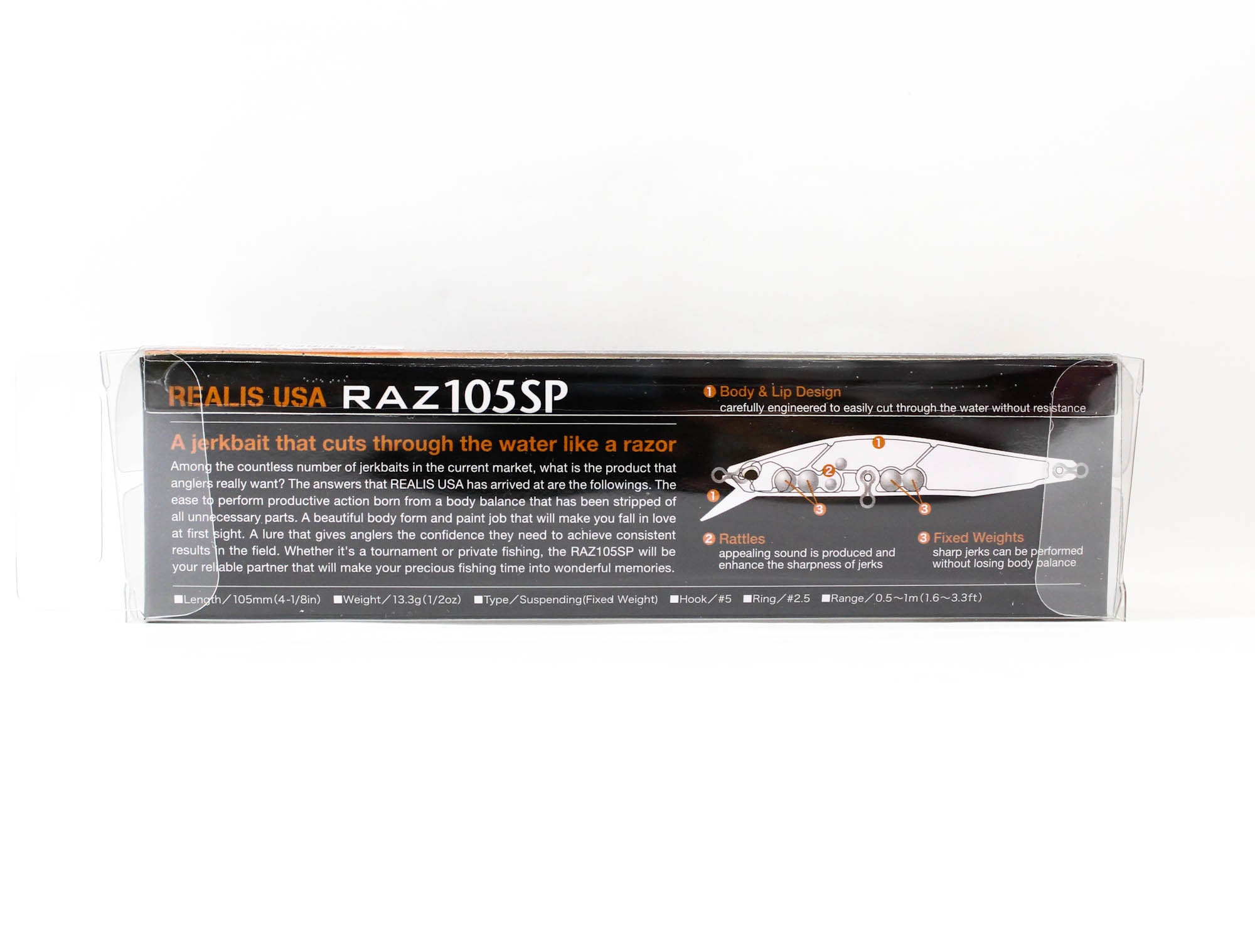 Duo Realis USA Raz Jerkbait 105SP Suspend Lure RUD3006 (5748)
