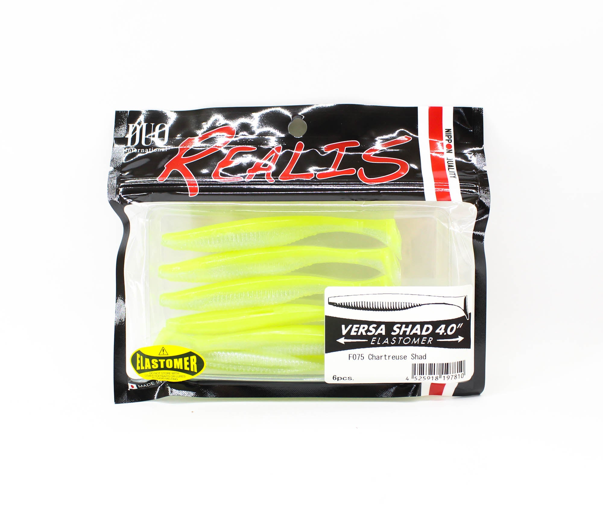 Duo Soft Lure Versa Shad 4 Inch Elastomer F075 (7810)