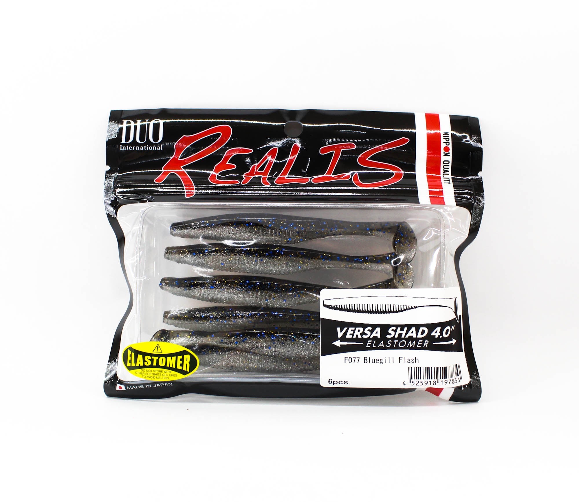 Duo Soft Lure Versa Shad 4 Inch Elastomer F077 (7834)