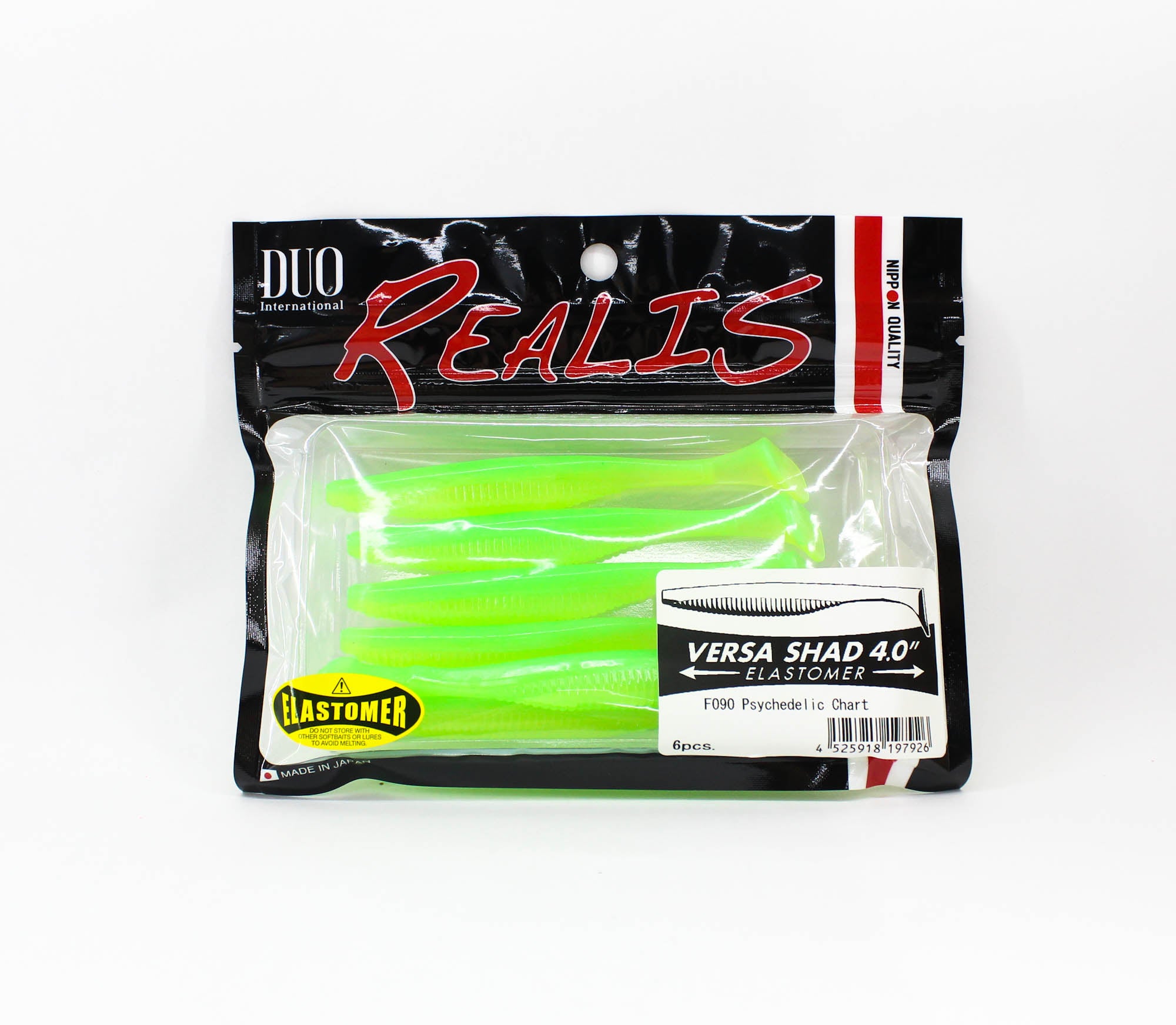 Duo Soft Lure Versa Shad 4 Inch Elastomer F090 (7926)
